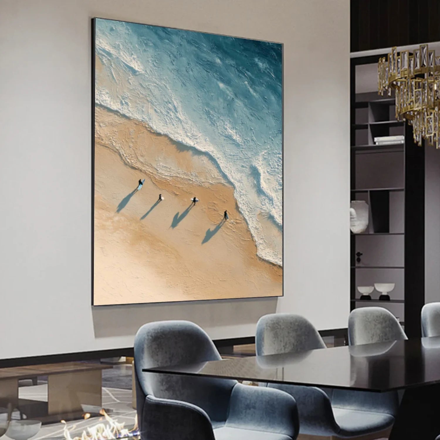 Sea & Sky Abstract Wall Art #MS283