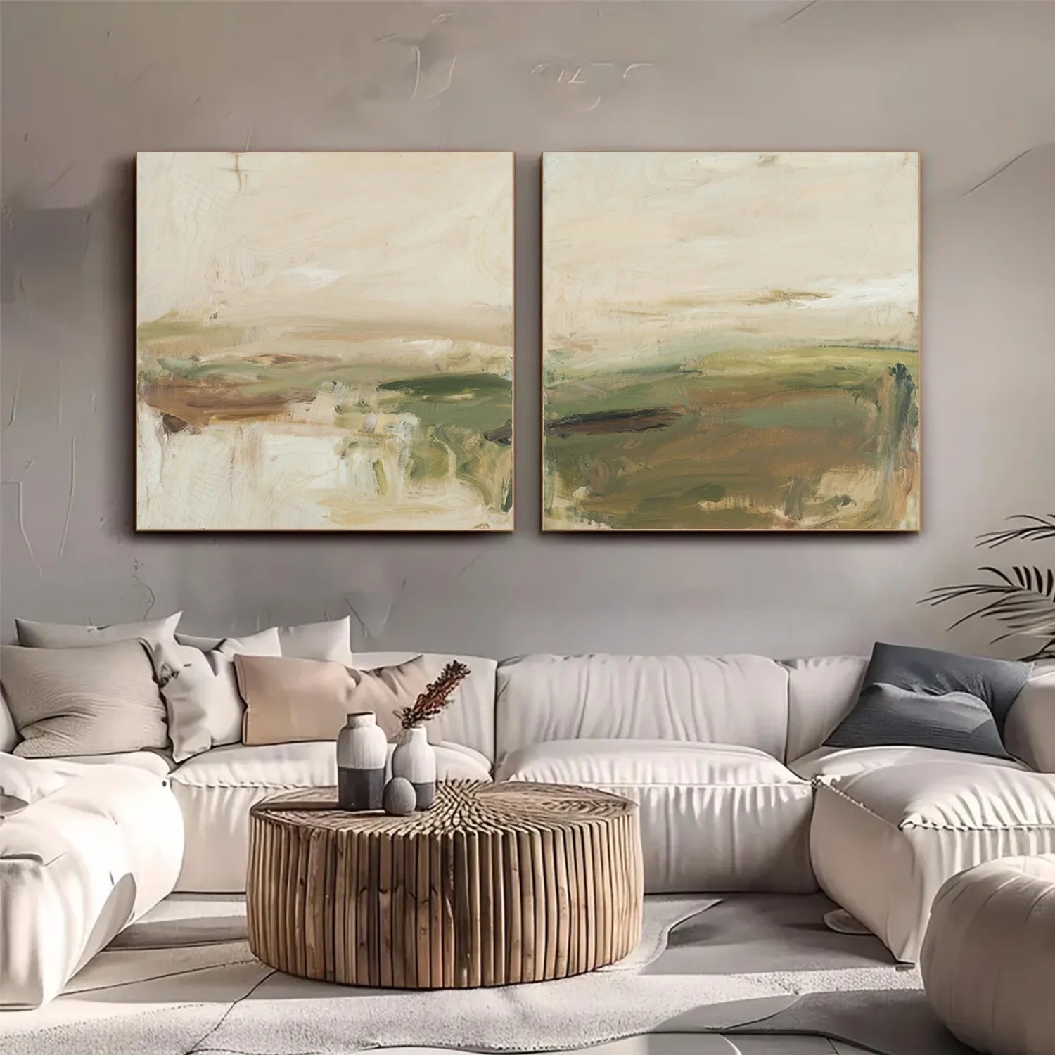 Wabi Sabi Canvas Art Set of 2 #WS757