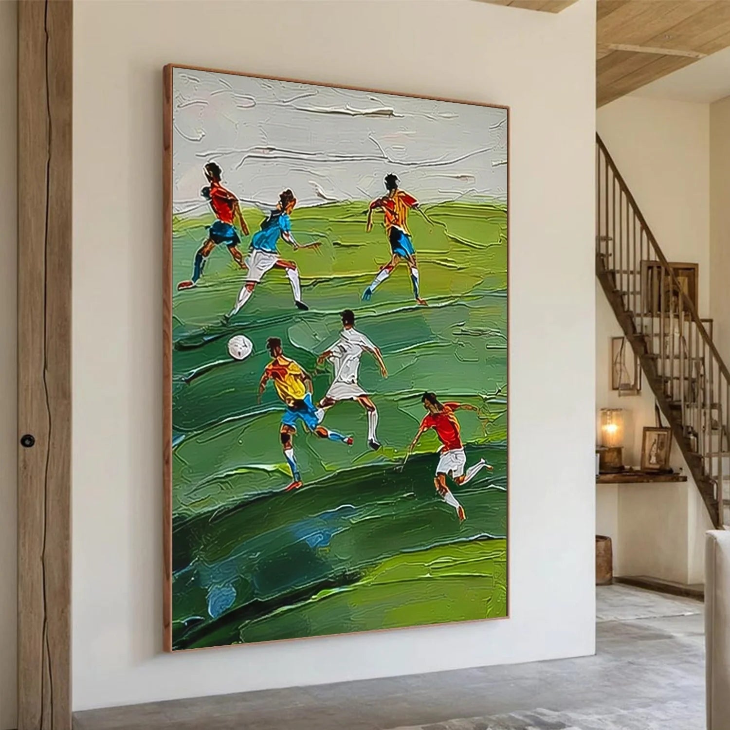 Football Sport Textured Wall Art #SA096