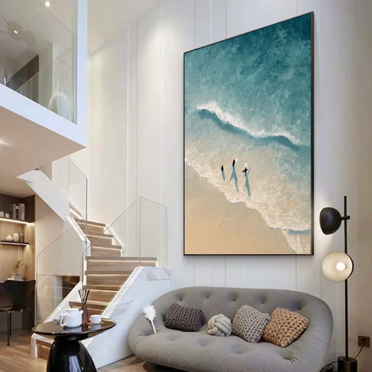 Sea & Sky Abstract Wall Art #MS284