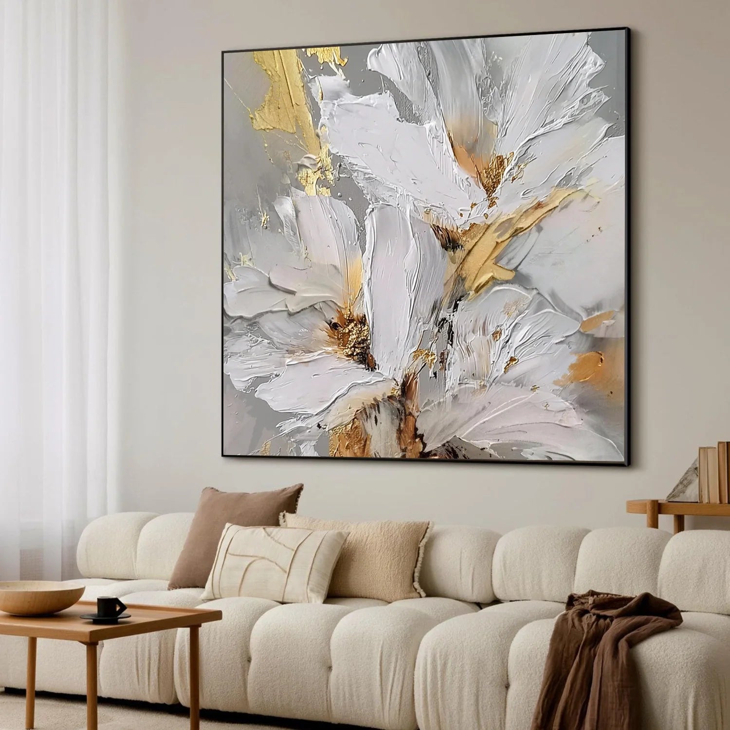 Flower & Tree Abstract Textured Wall Art #ML228