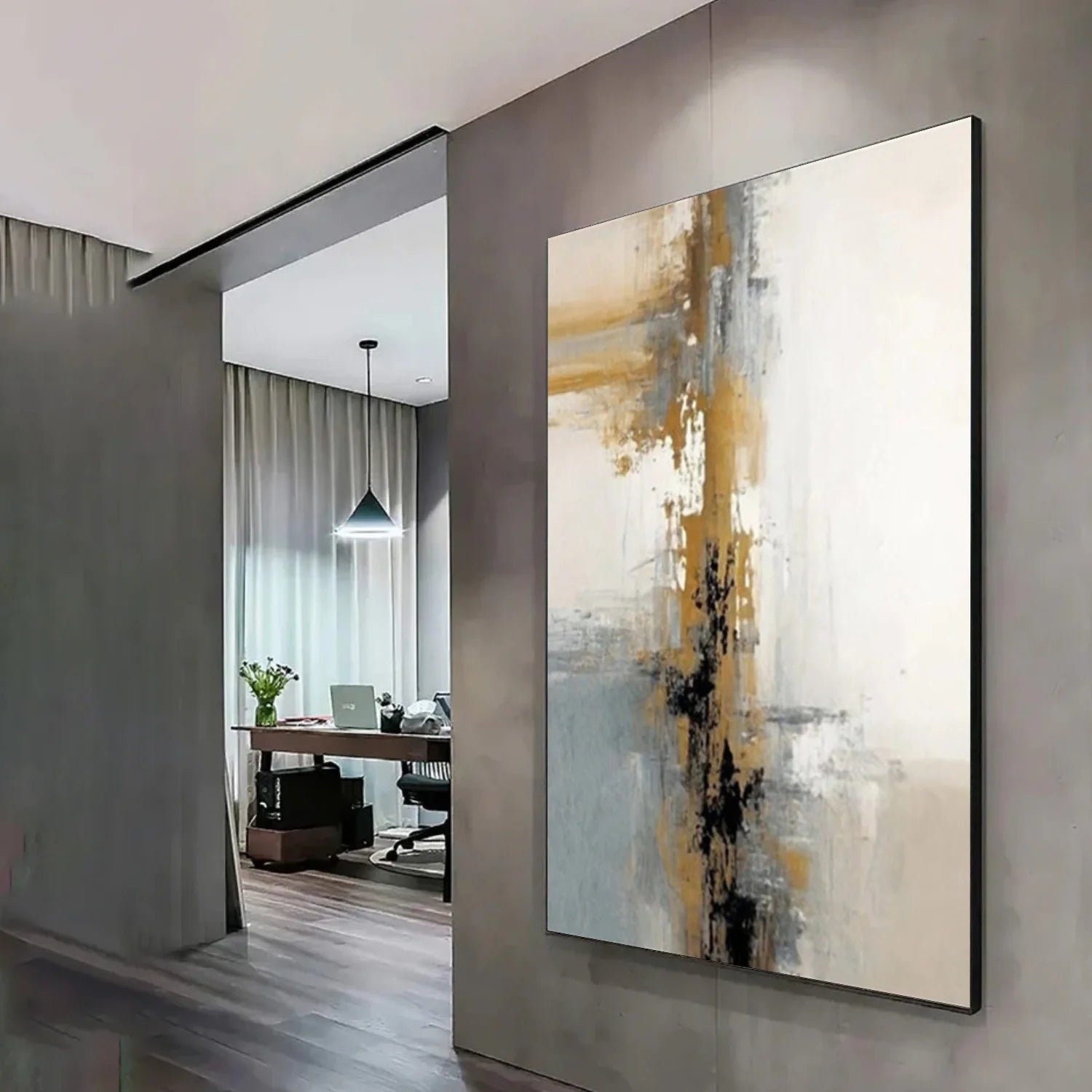 Abstract Canvas Art #WS973