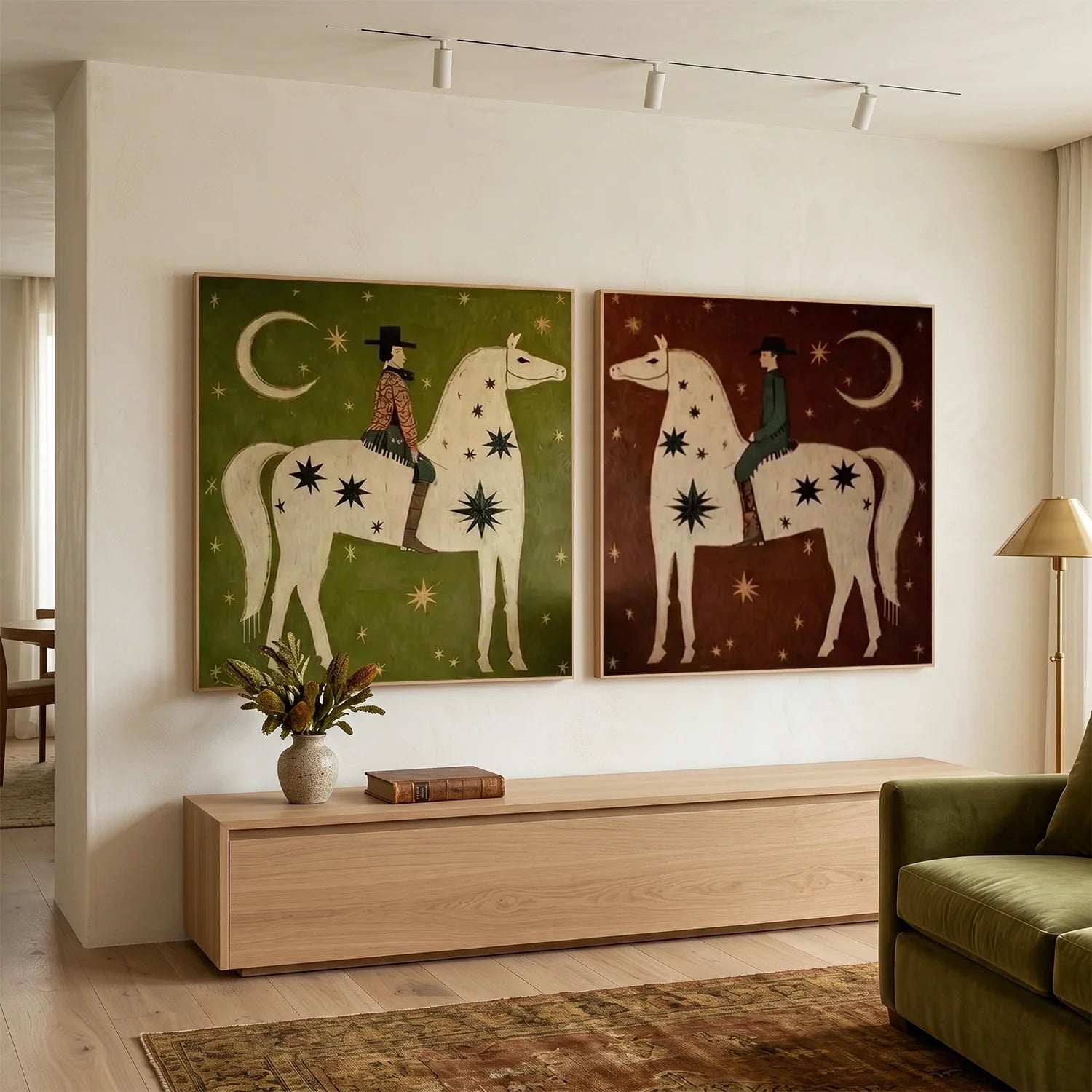 Vintage Americana Art Set of 2 #VA123