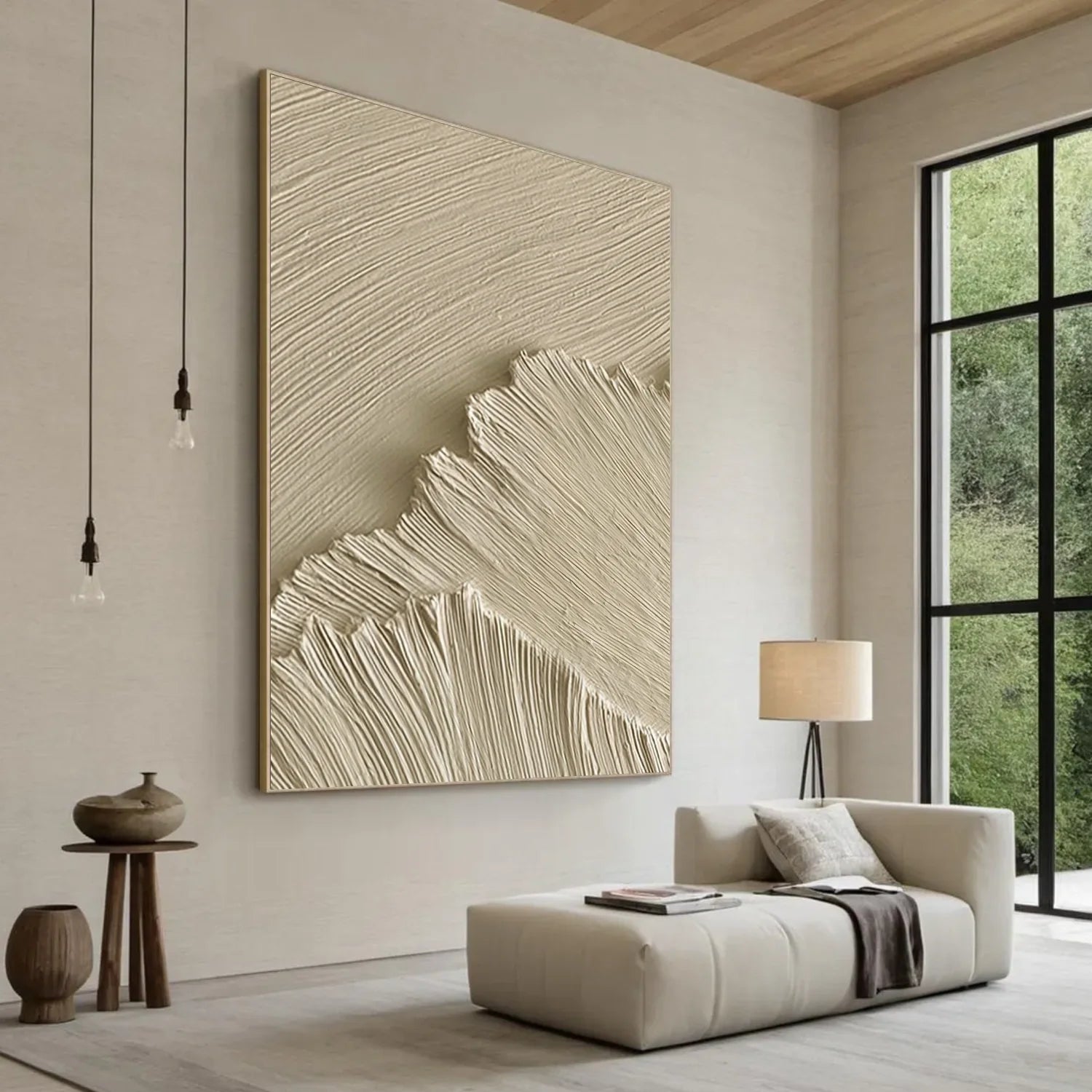 Sea & Sky Minimalist Textured Wall Art #MS247