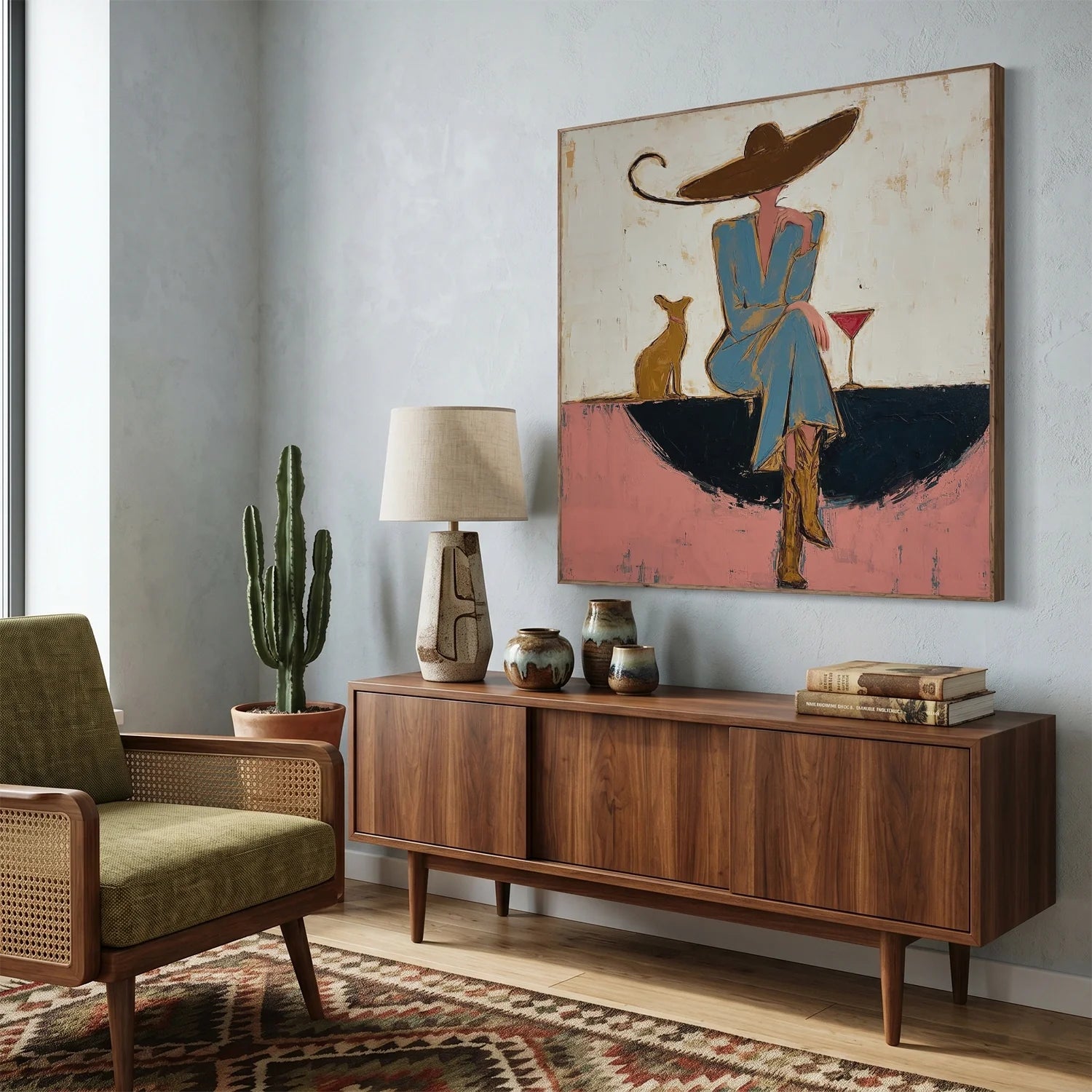 Vintage Americana Art #VA116