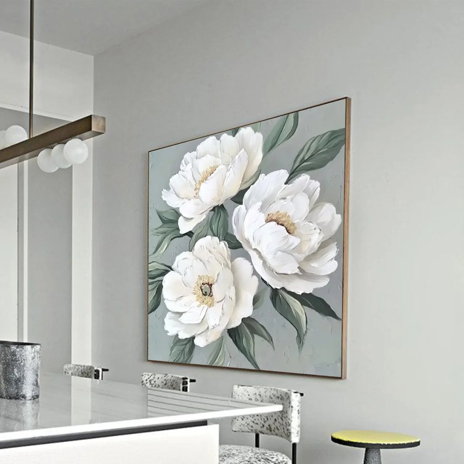 Flower & Tree Abstract Textured Wall Art #ML236