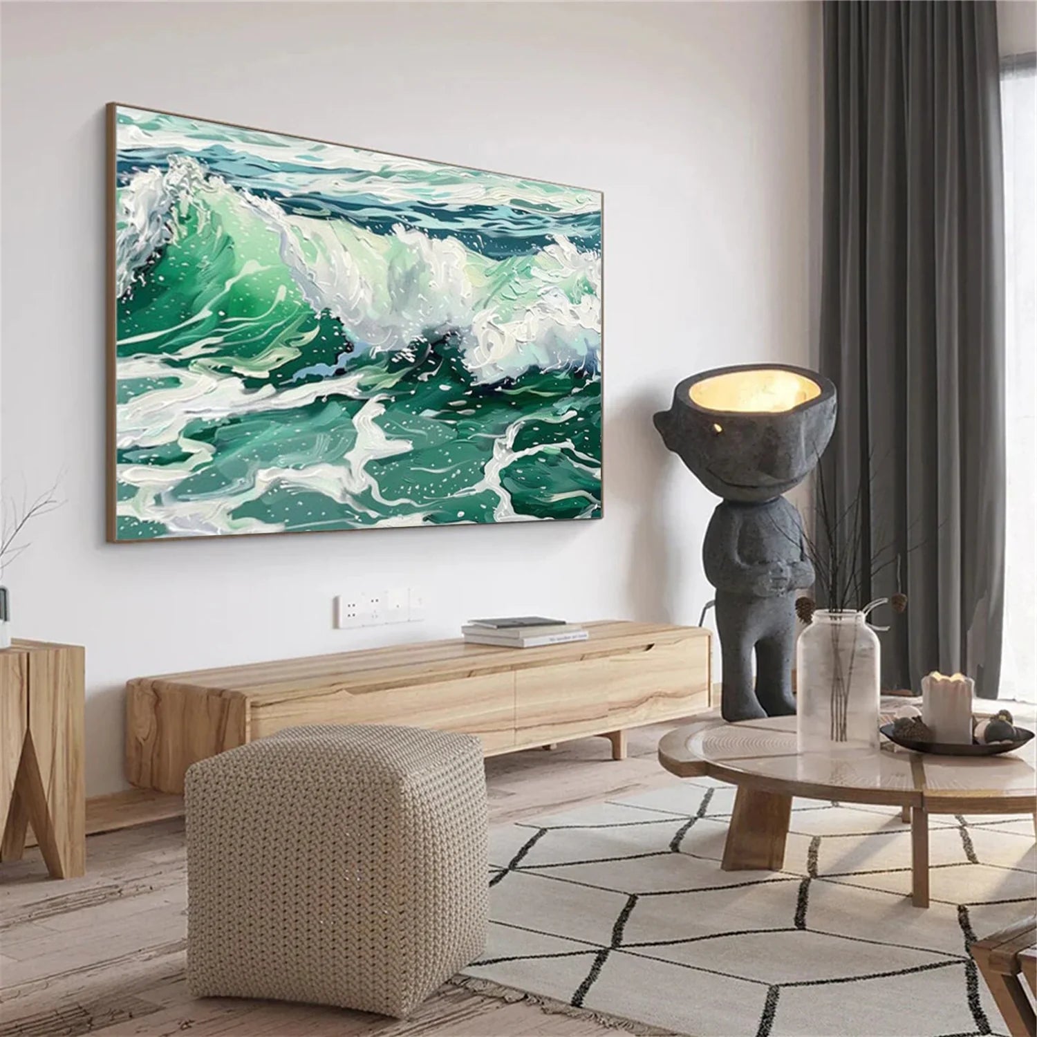 Sea & Sky Abstract Wall Art #MS210