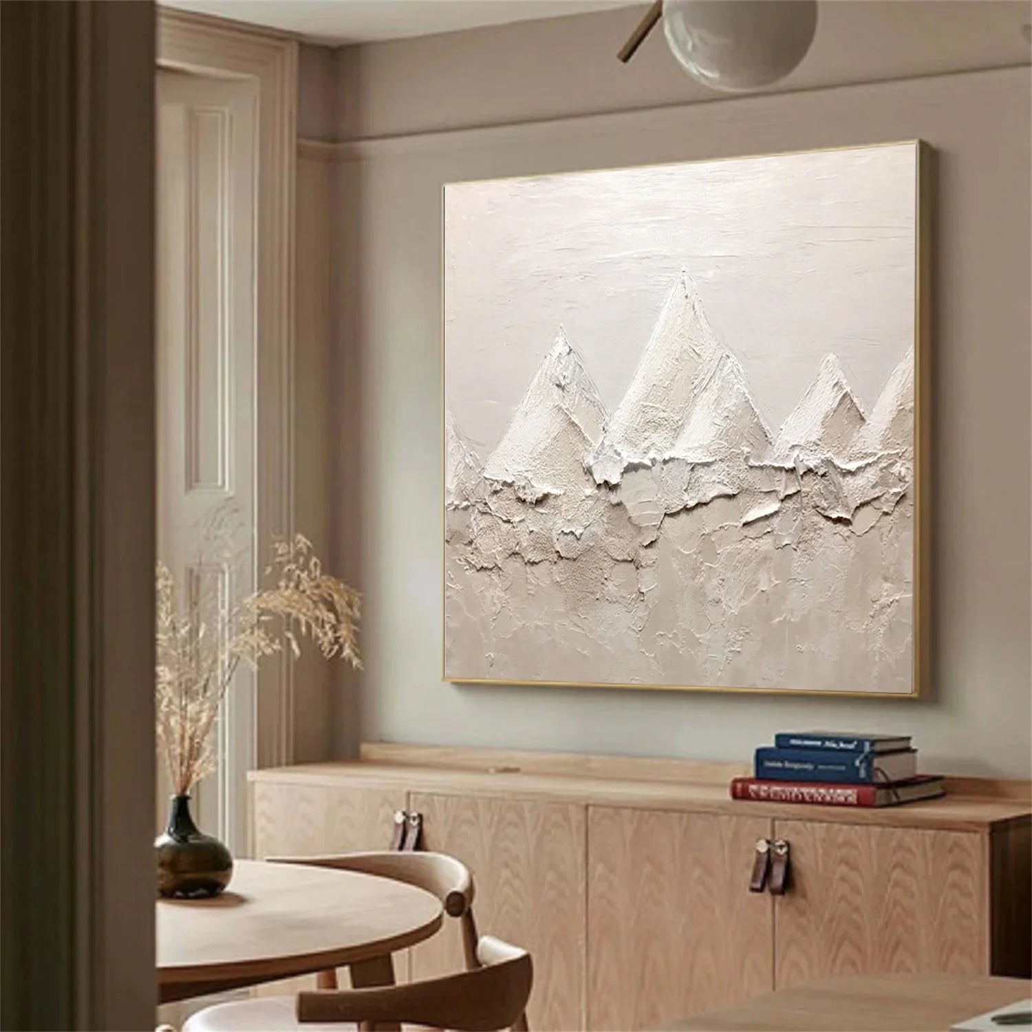 Abstract Mountain Canvas Art #MM397