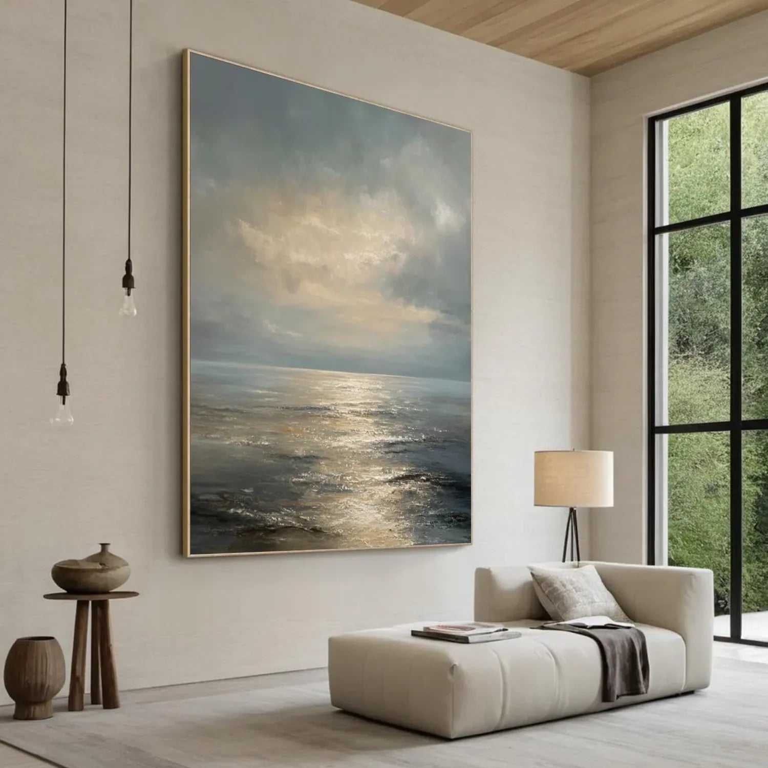 Sea & Sky Abstract Wall Art #MS187