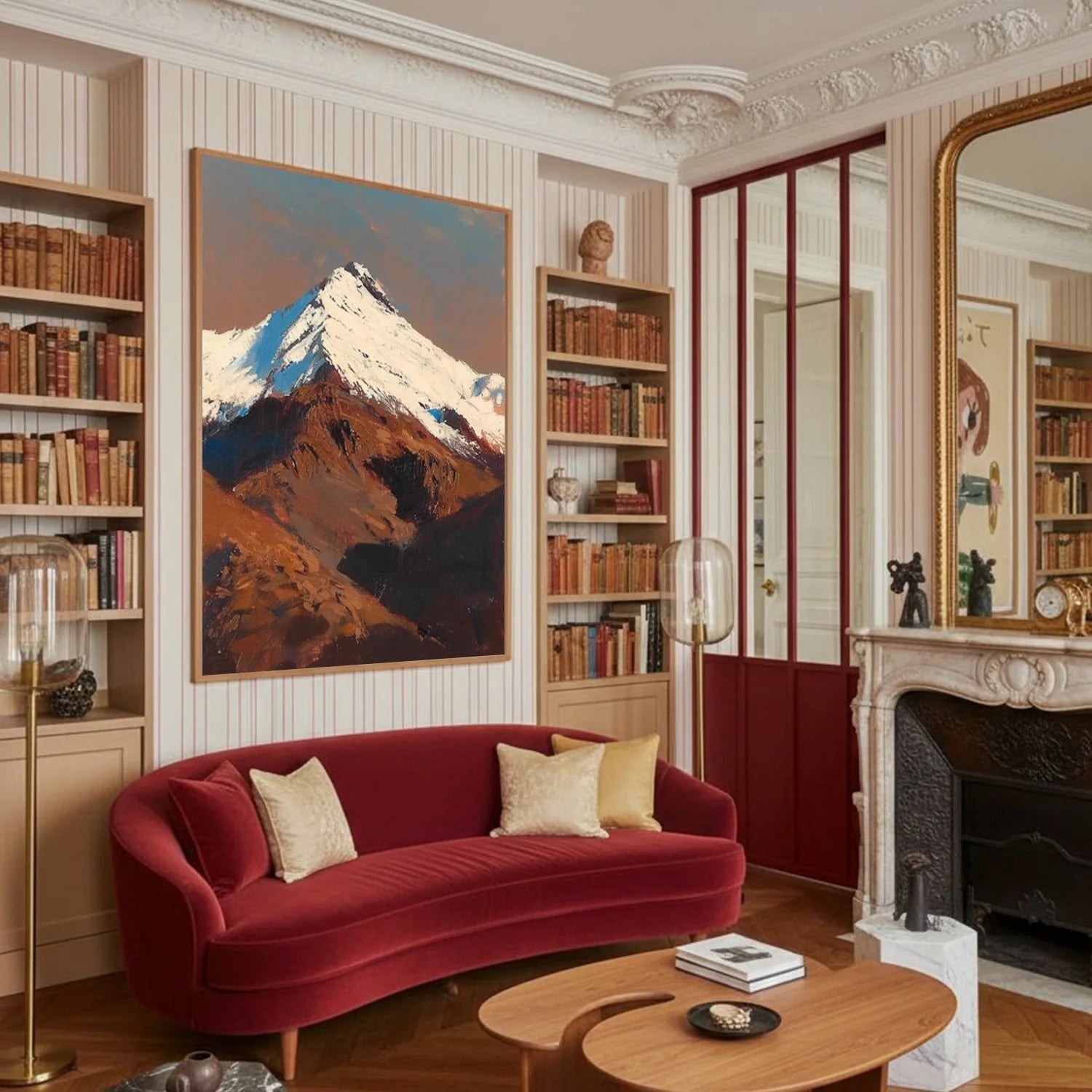 Minimalist Mountain Canvas Art #MM333