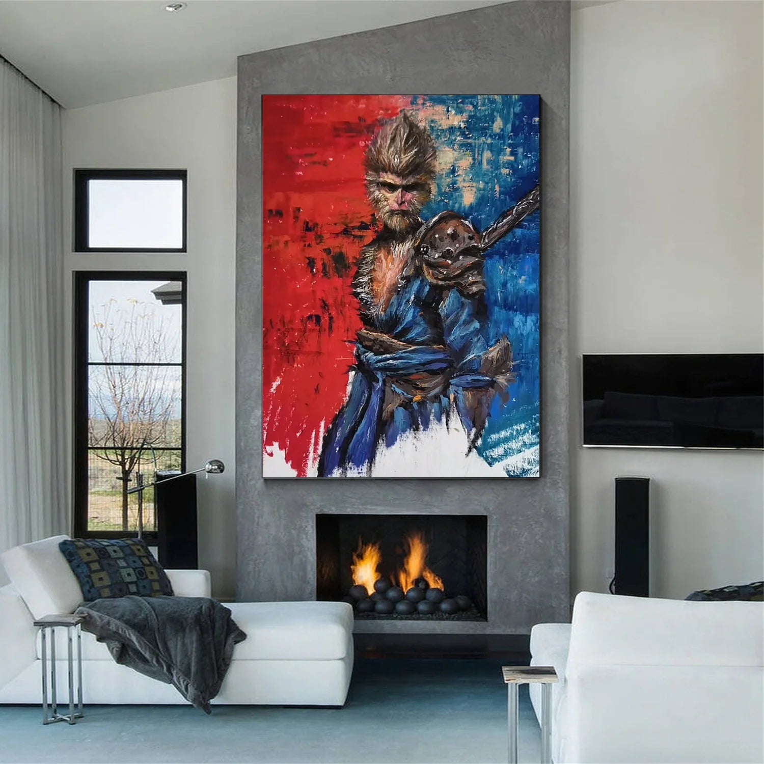 WUKONG ABSTRACT POP ART #PA082