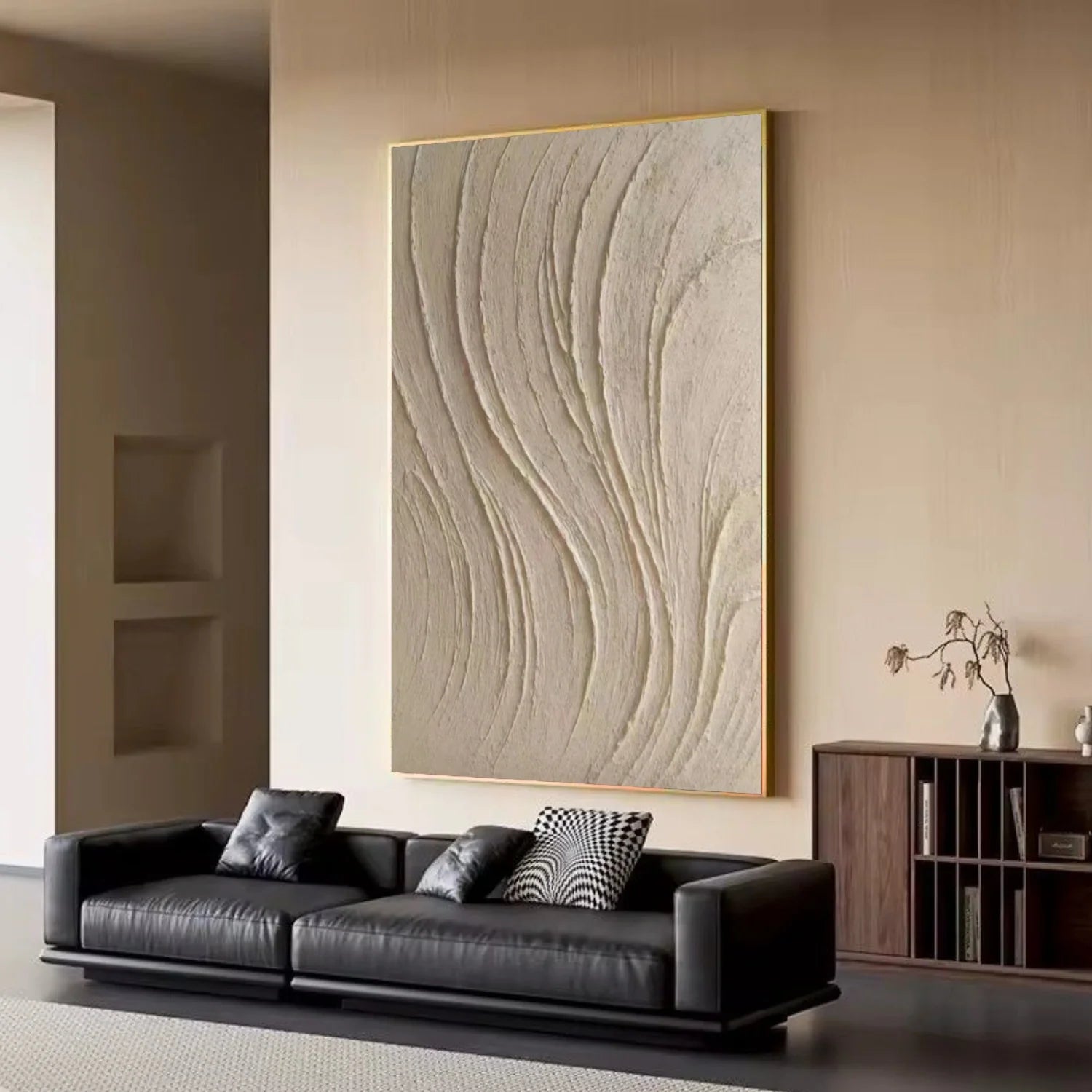 Minimalist Textured Canvas Art #MM375