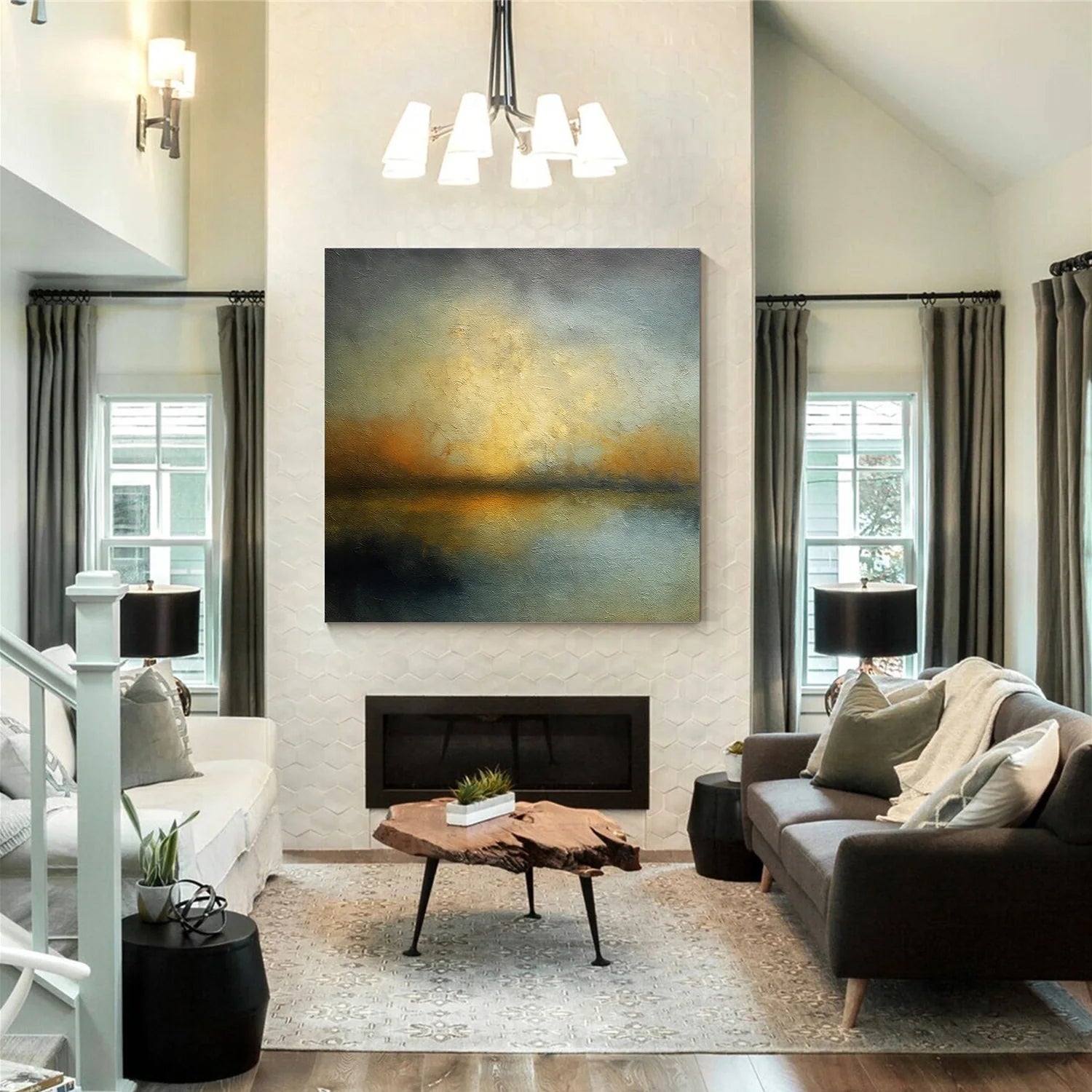 Abstract Canvas Art #WS627