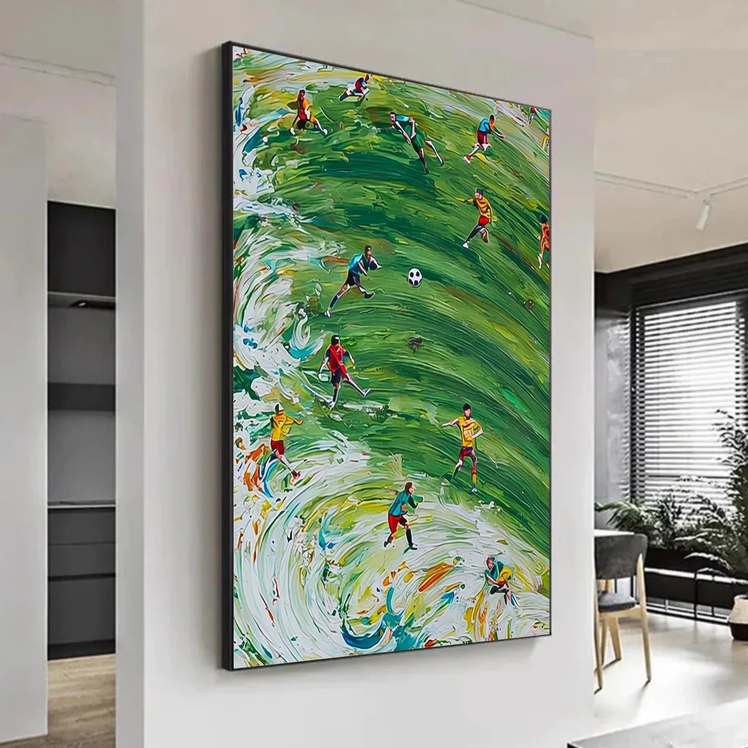 Football Sport Textured Wall Art #SA095
