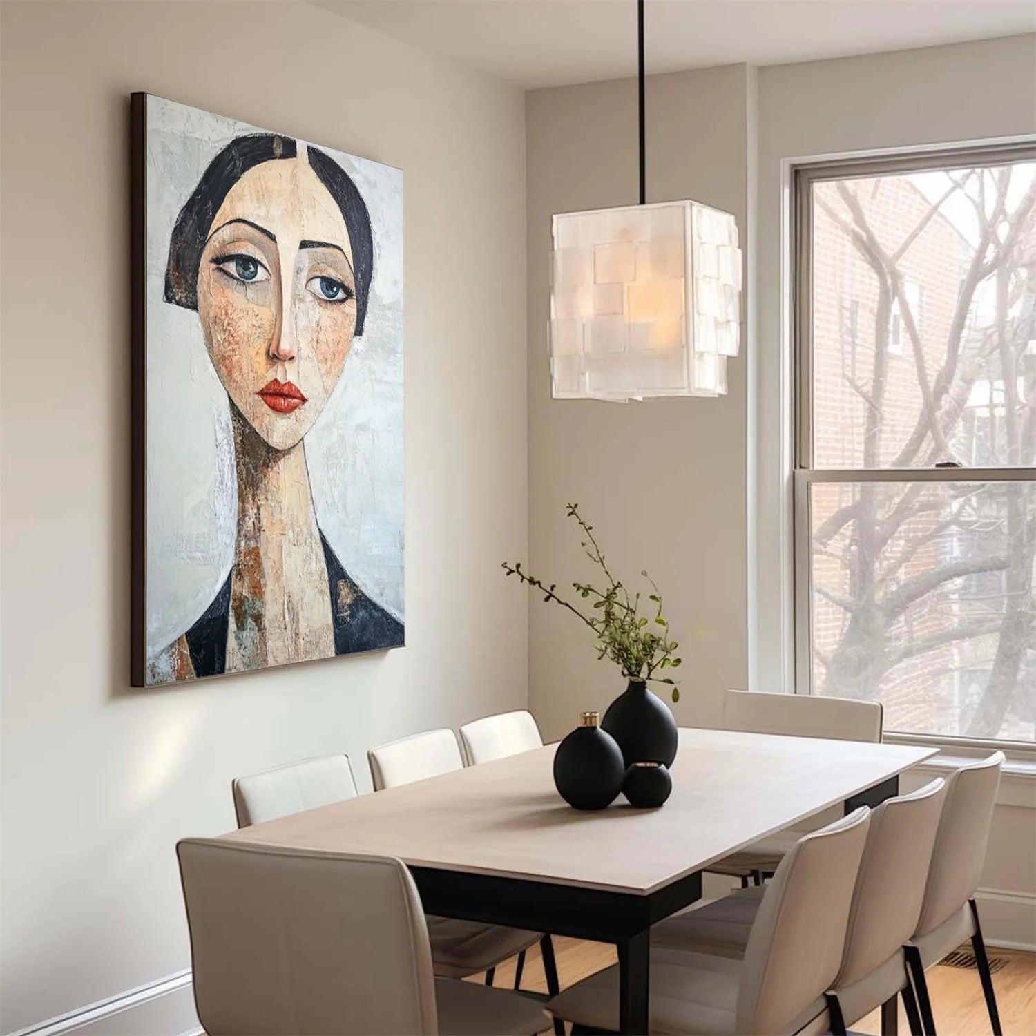 Abstract Portrait Wall Art #AP104