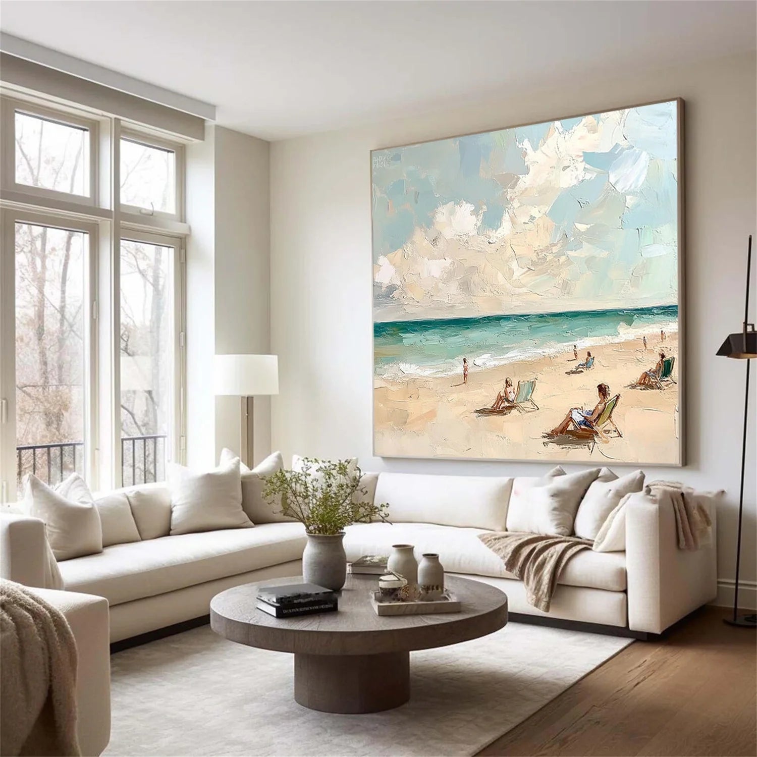 Sea & Sky Abstract Wall Art #MS291