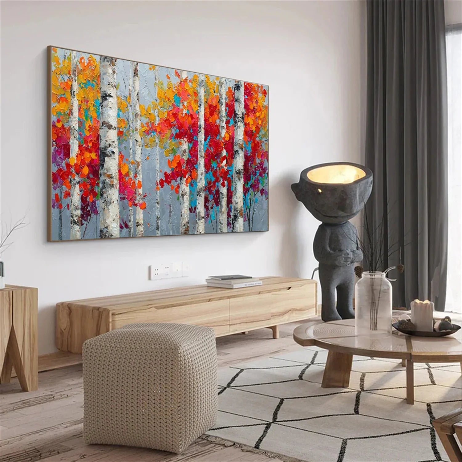 Flower & Tree Abstract Wall Art #ML250