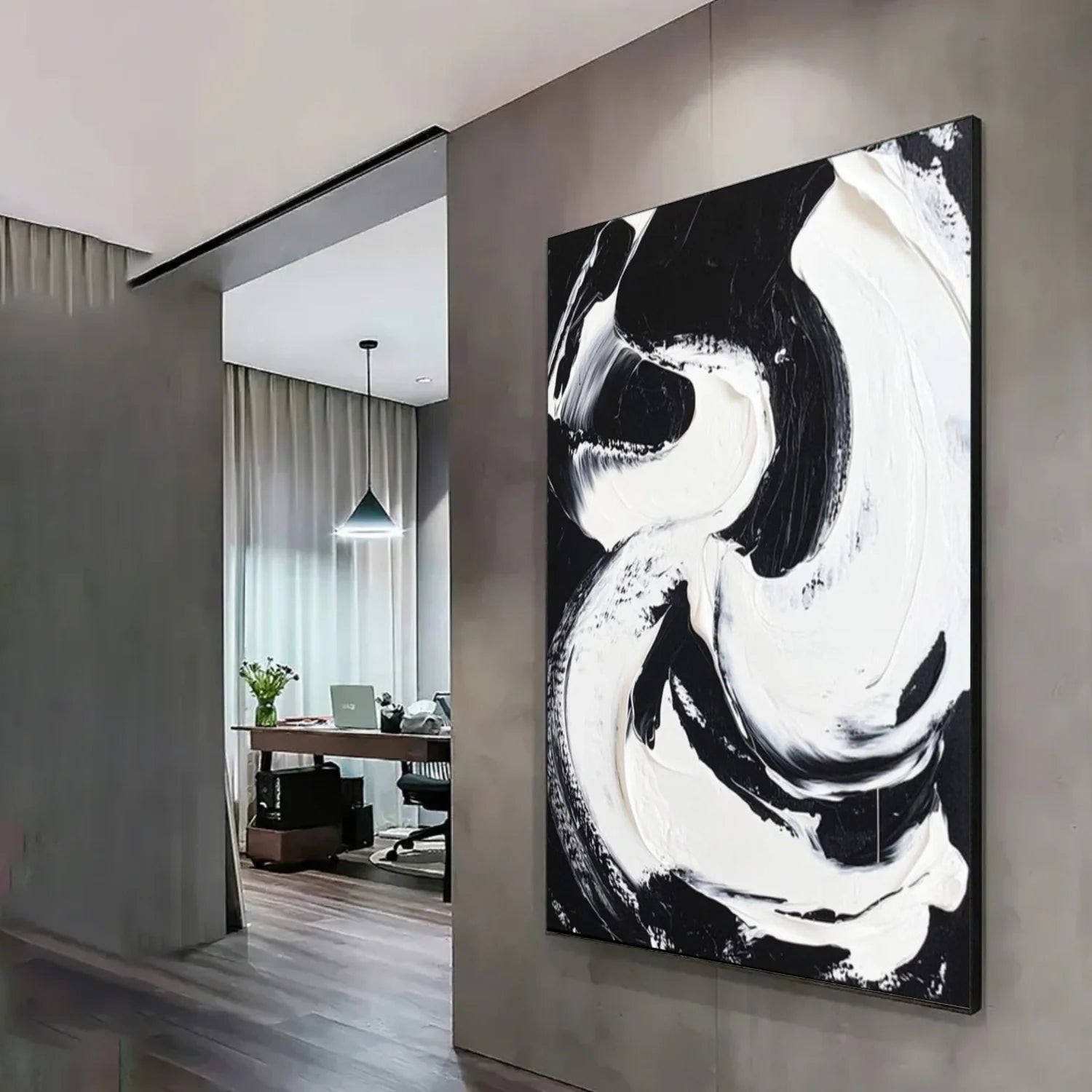 Minimalist Textured Canvas Art #MM358