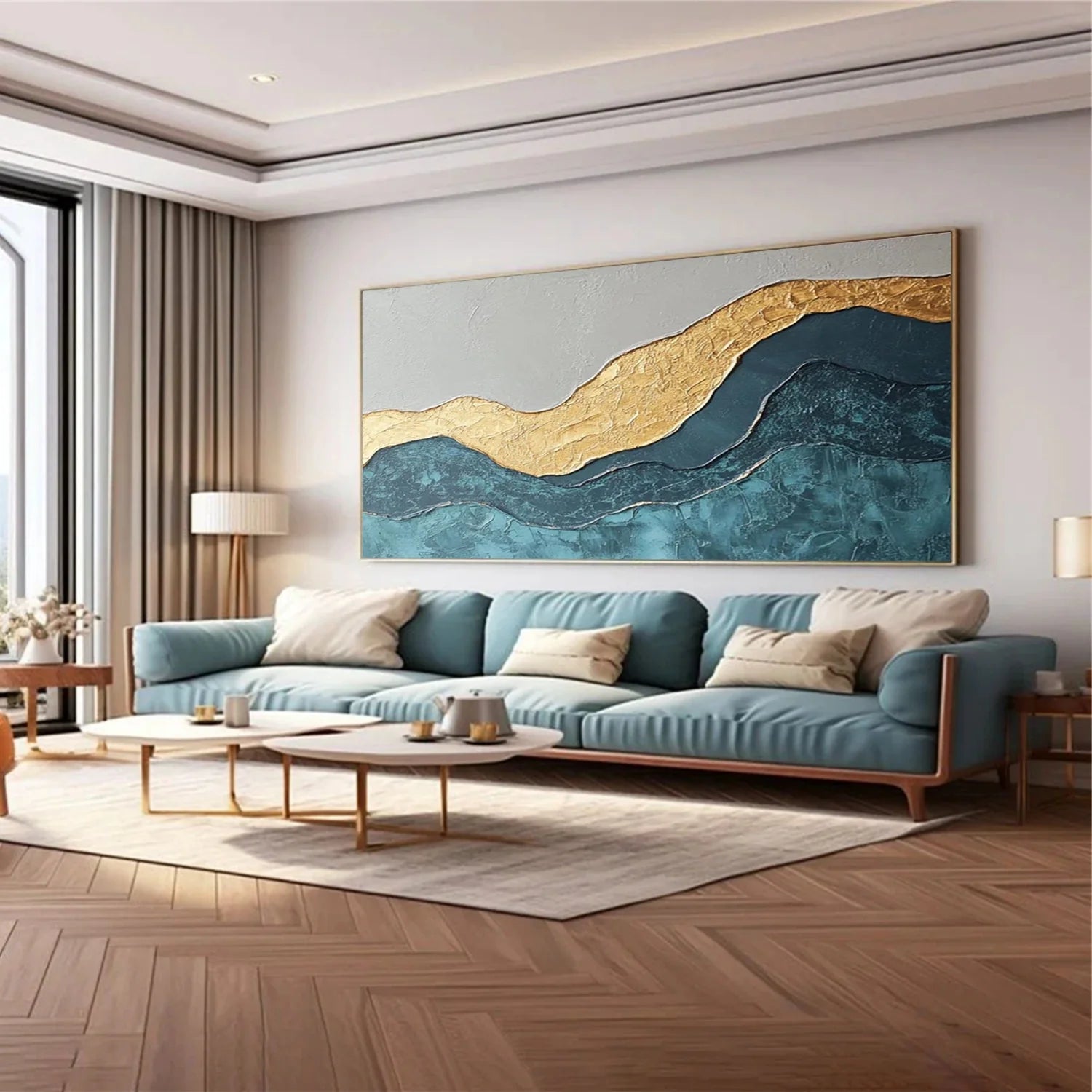 Abstract Textured Canvas Art #WS1040