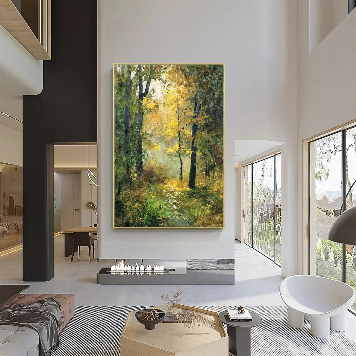 Flower & Tree Abstract Wall Art #ML142