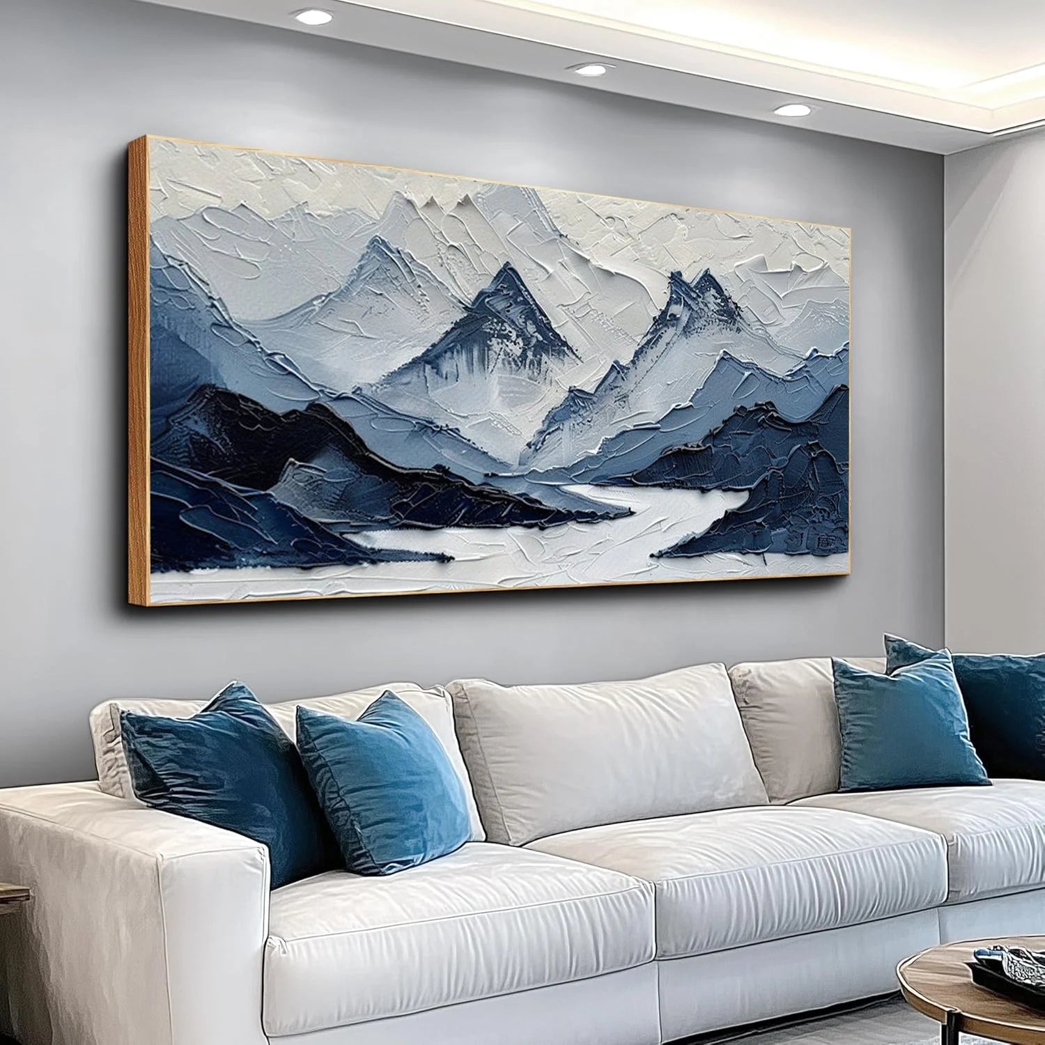 Minimalist Mountain Canvas Art #MM386