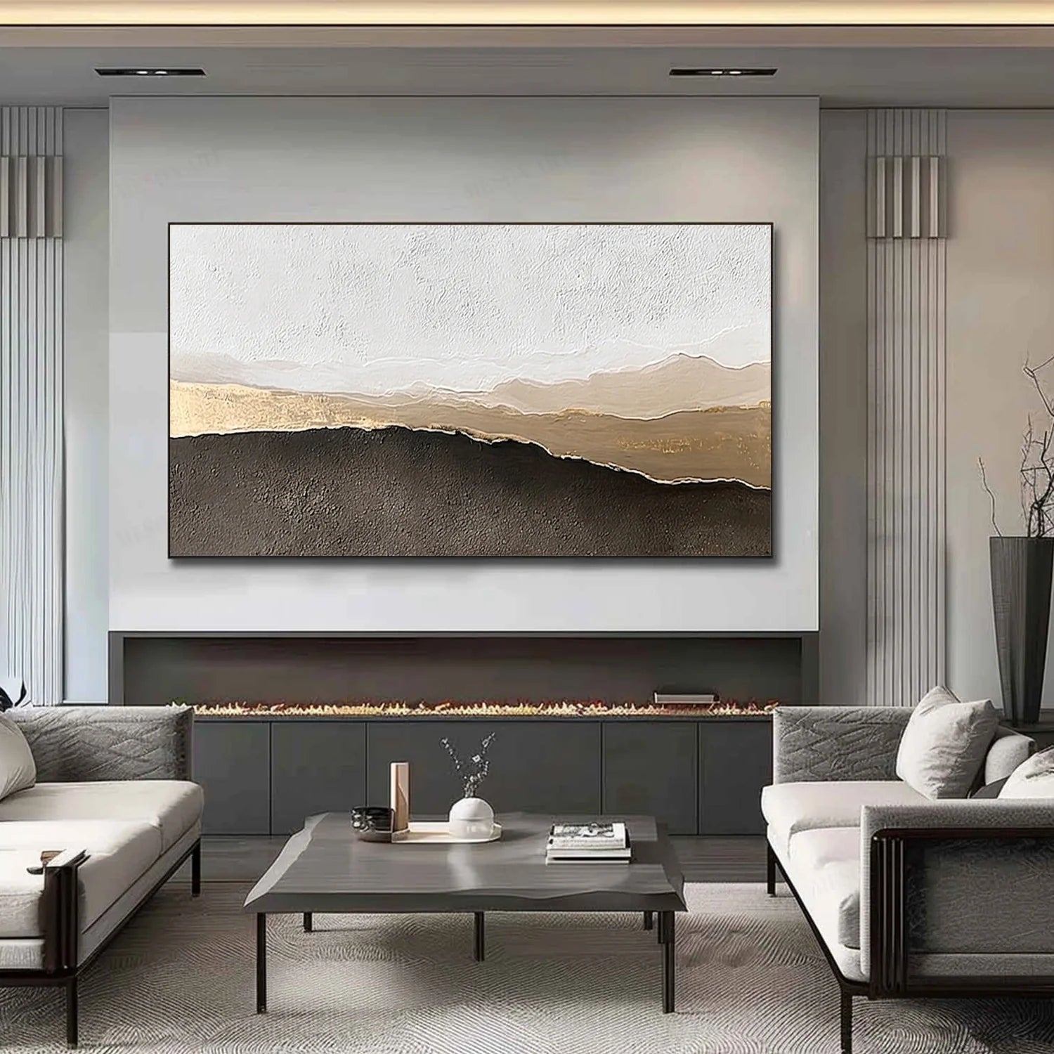 Minimalist Mountain Canvas Art #MM398