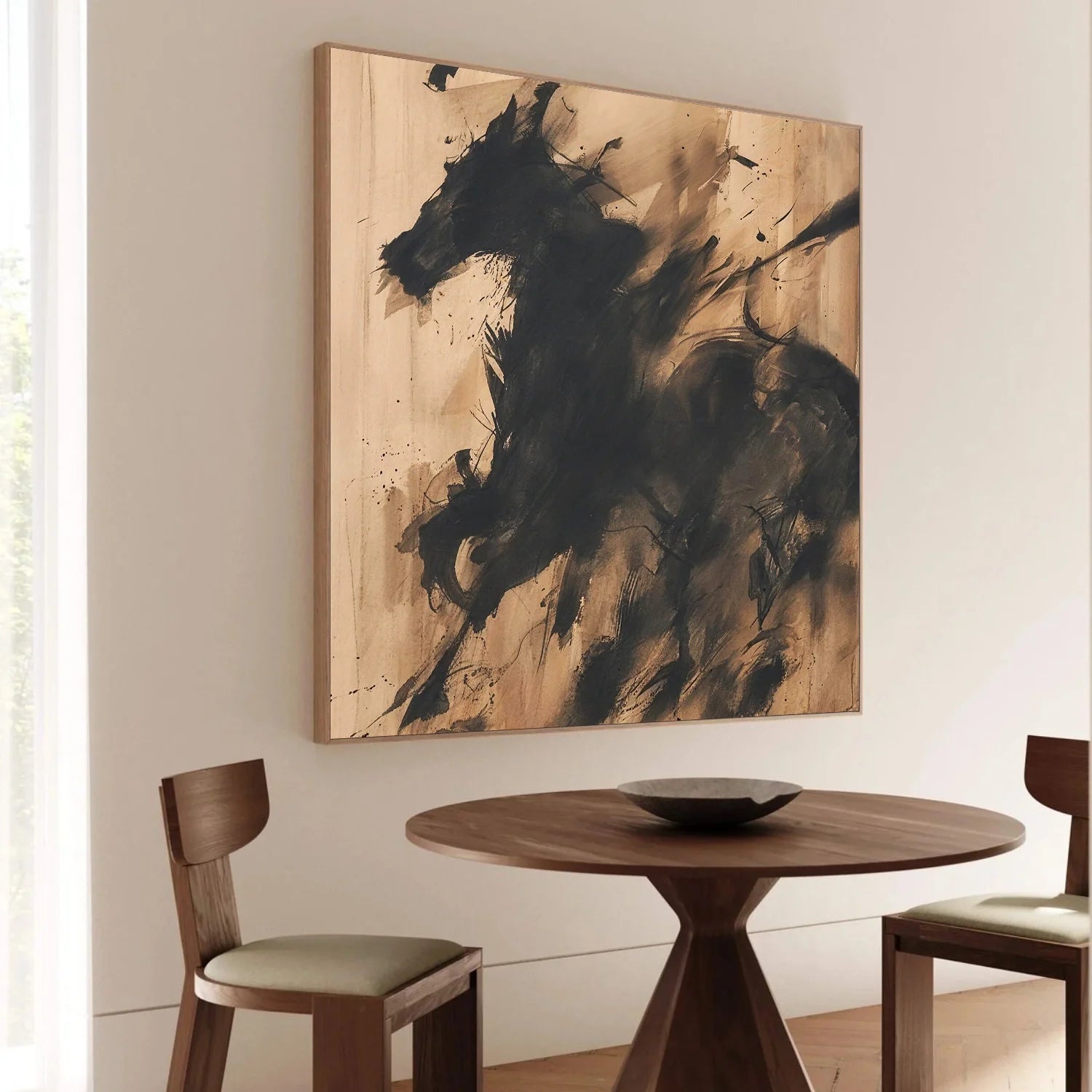 Abstract Animal Horse Wall Art #AL175