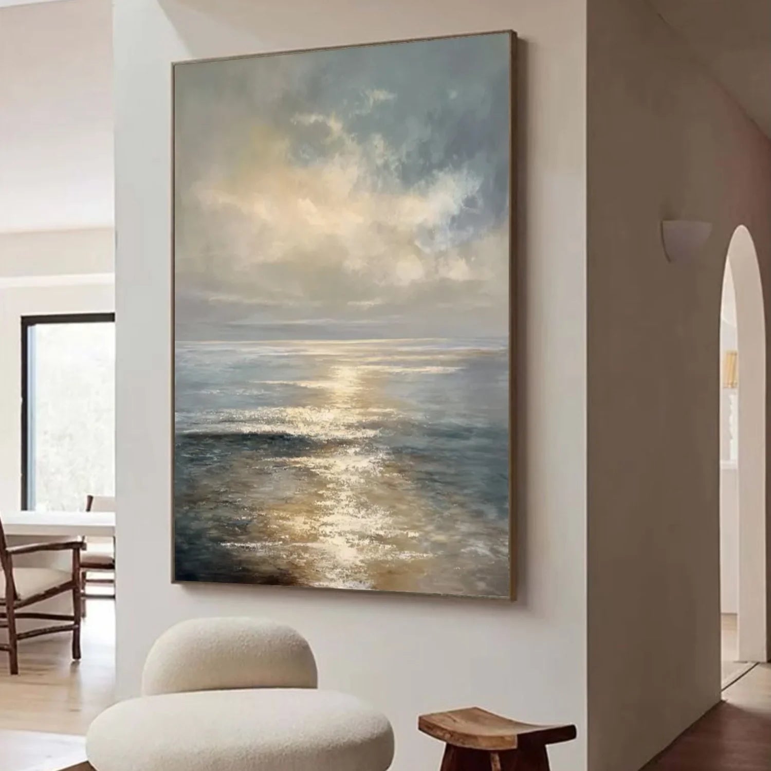 Sea & Sky Abstract Wall Art #MS188