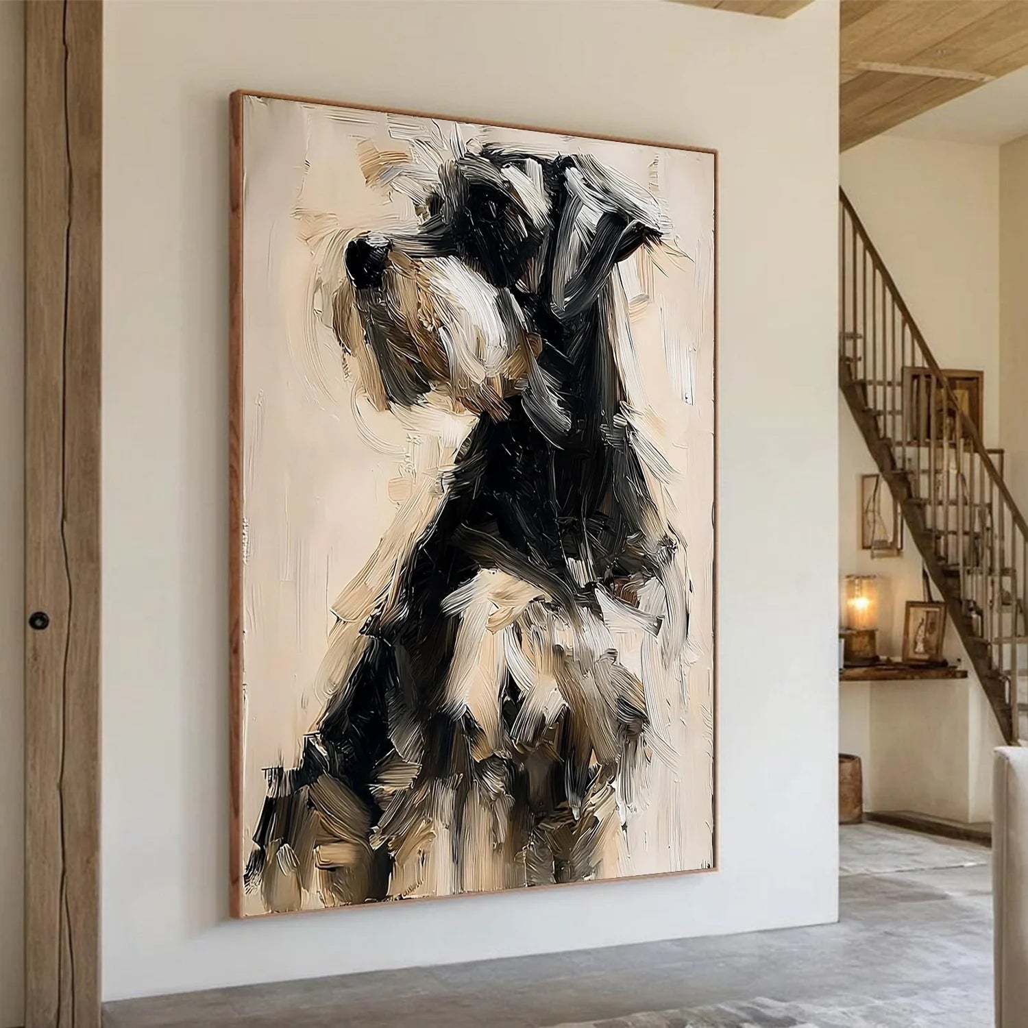 Abstract Animal Dog Wall Art #AL190