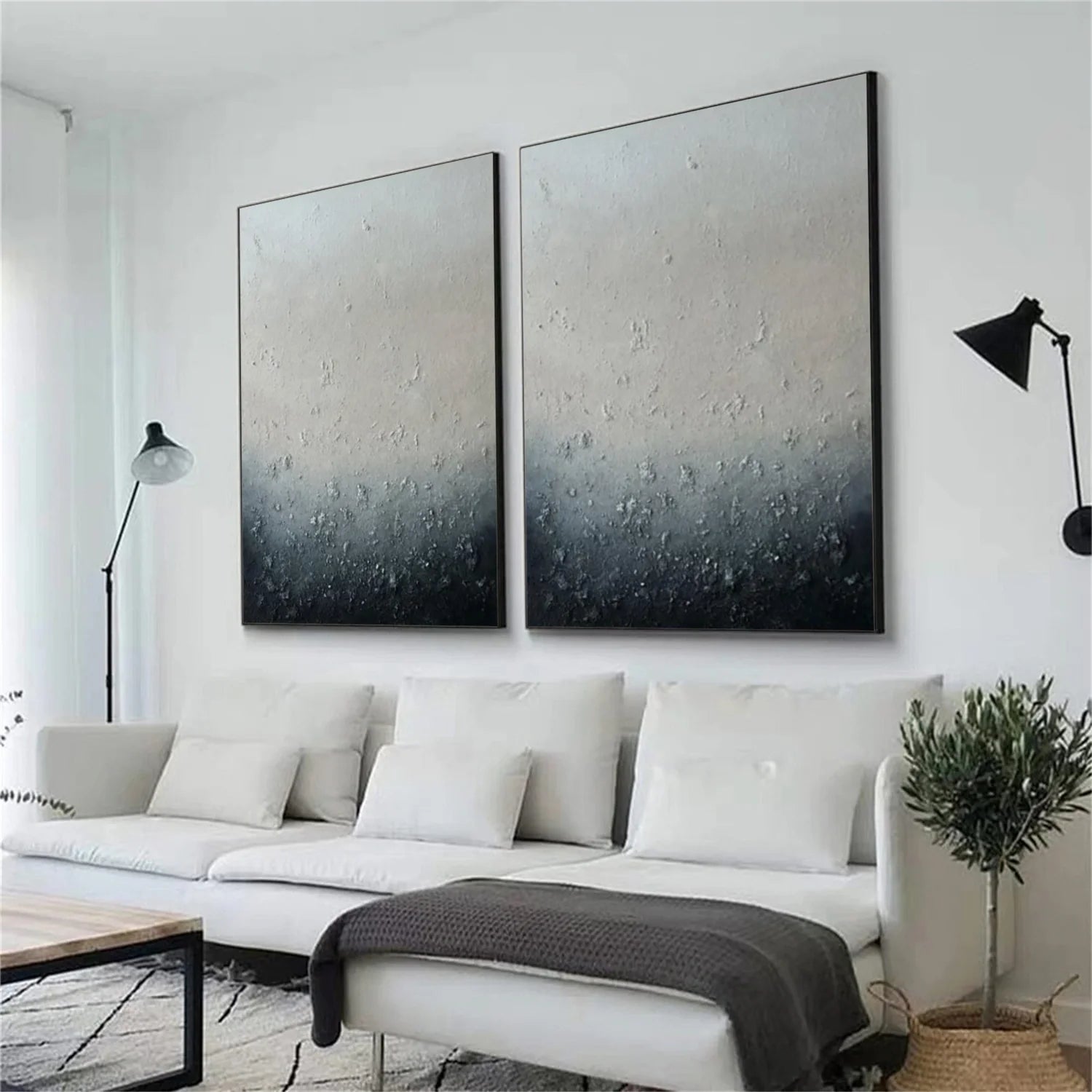Abstract Canvas Art Set of 2 #WS852