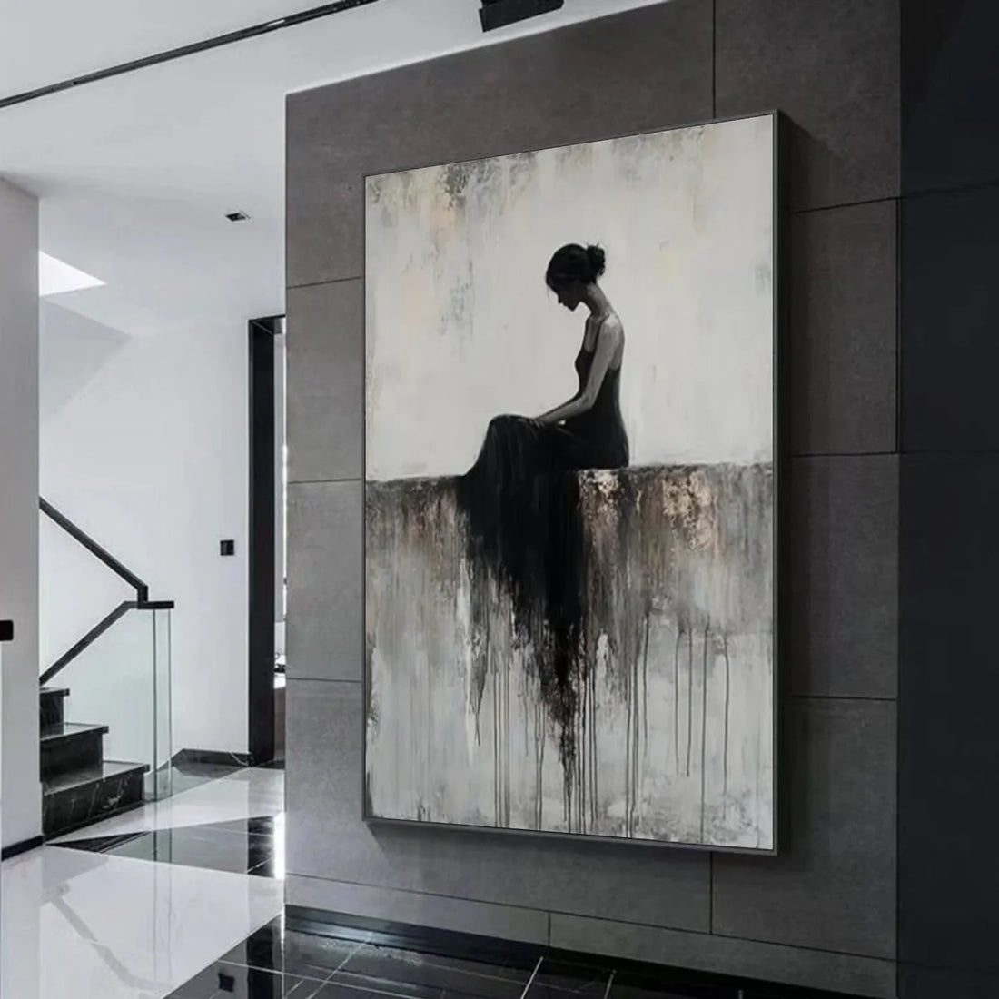 Abstract Portrait Wall Art #AP114