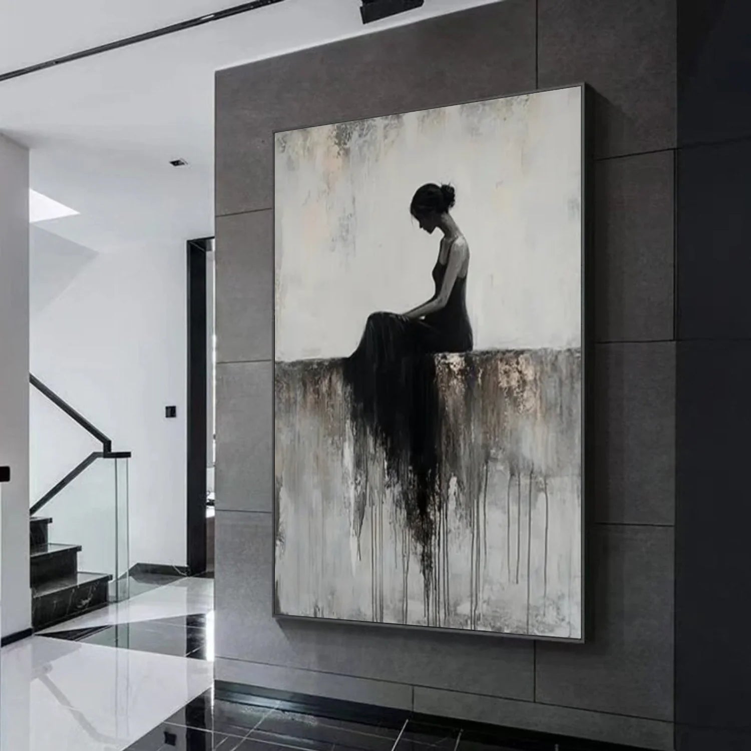 Abstract Portrait Wall Art #AP114