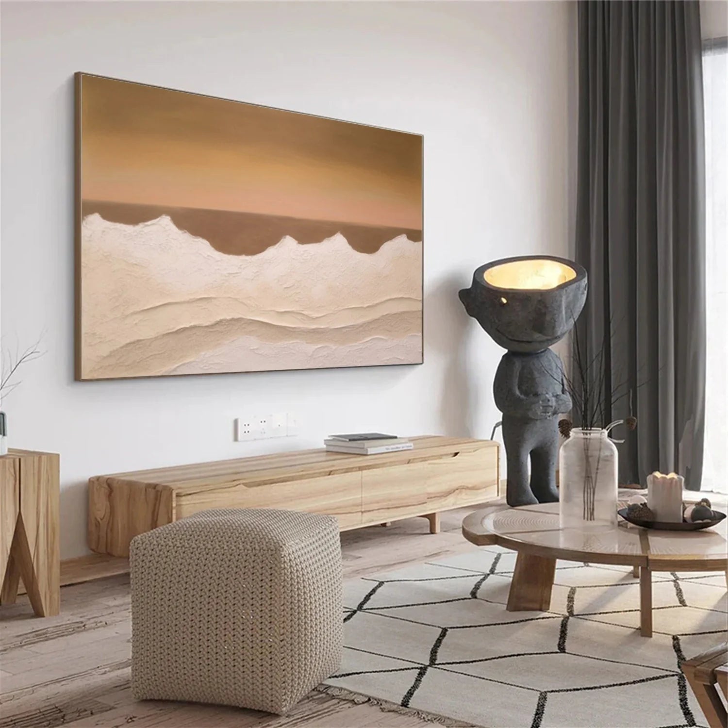 Sea & Sky Abstract Wall Art #MS288