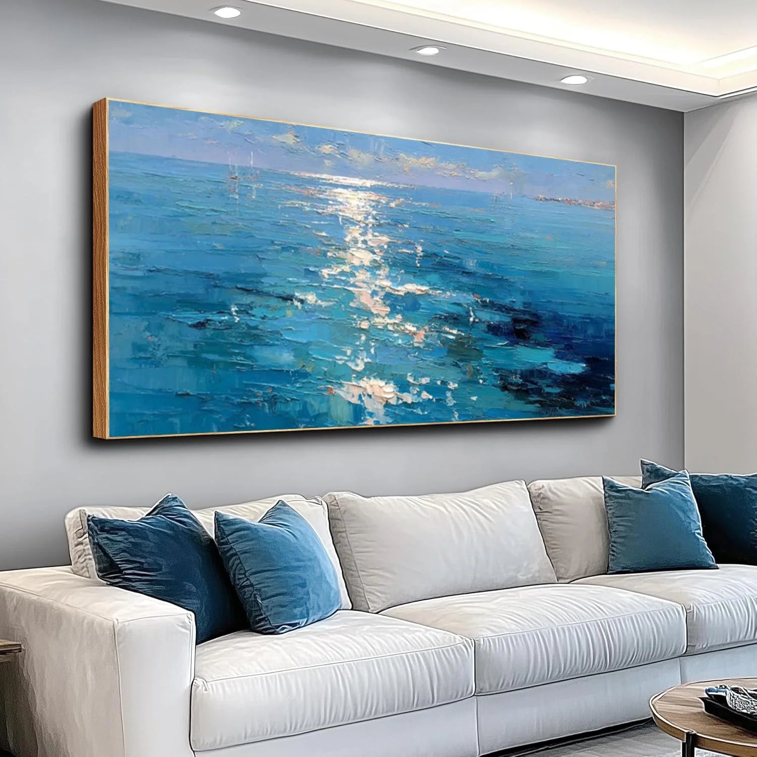 Sea & Sky Abstract Wall Art #MS264