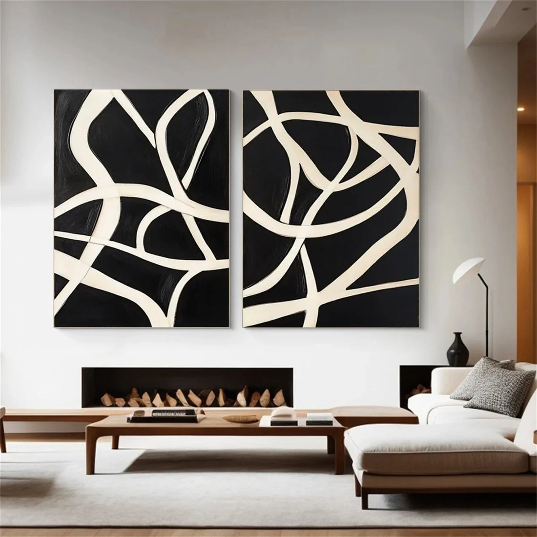 Abstract Tranquility Set of 2 #WS554