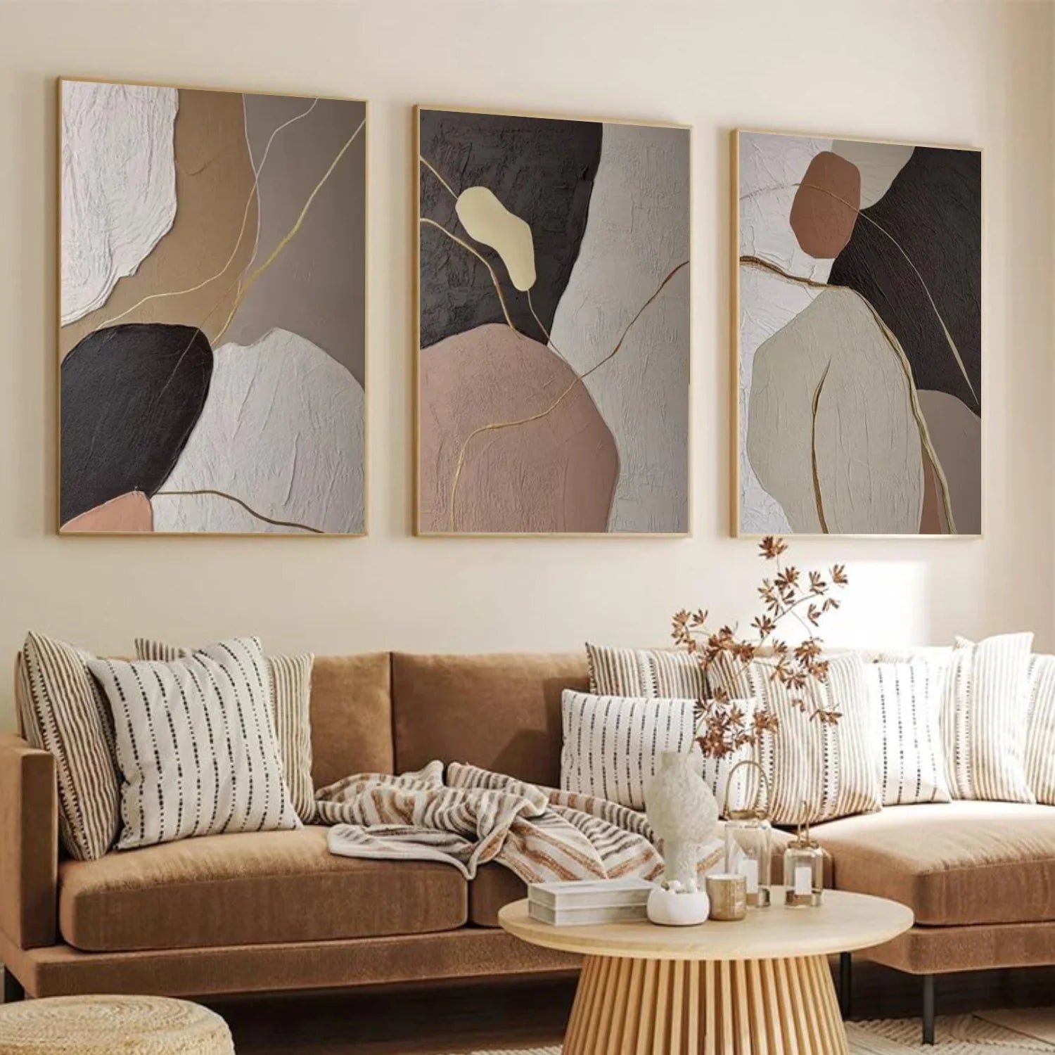 Abstract Canvas Art Set of 3 #WS803