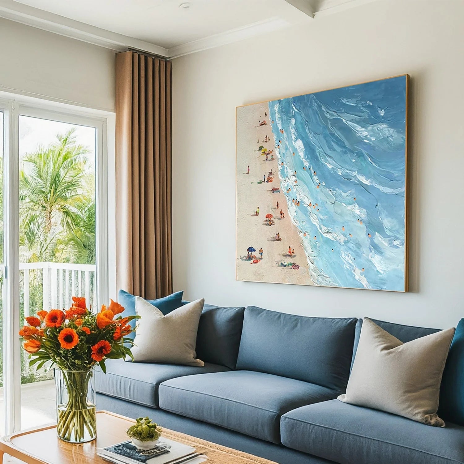 Swimming Sport Textured Wall Art #SA030
