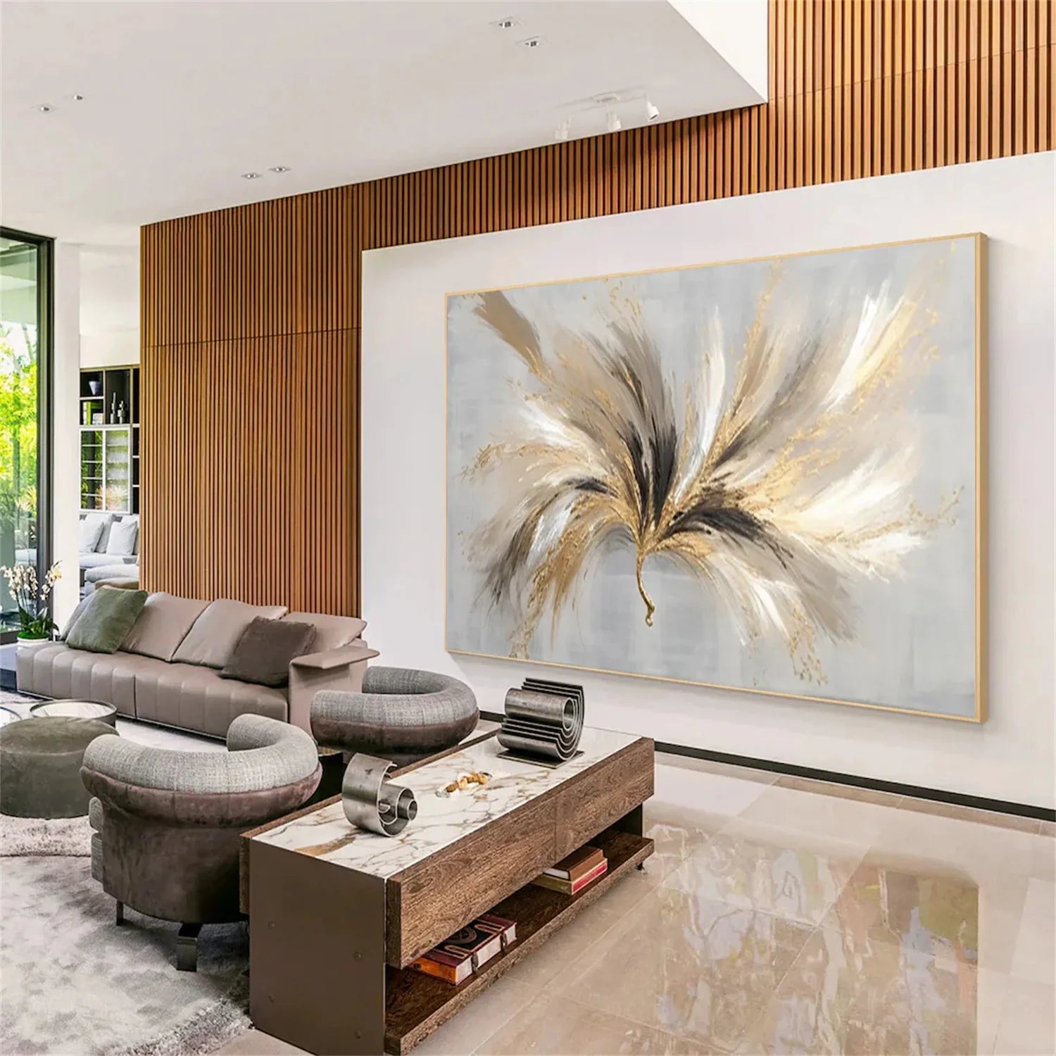 Abstract Canvas Art #WS655