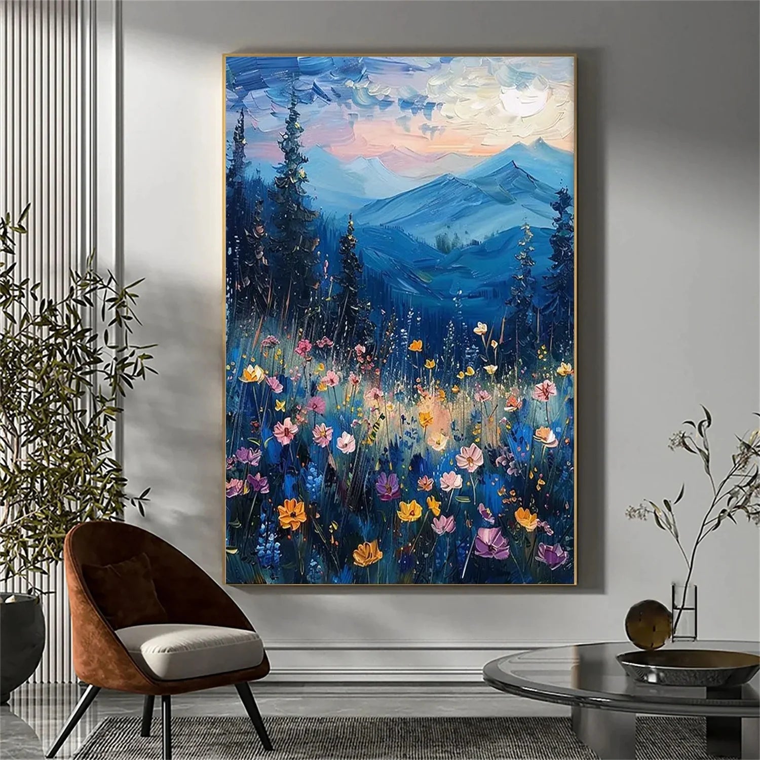 Flower & Tree Abstract Wall Art #ML119