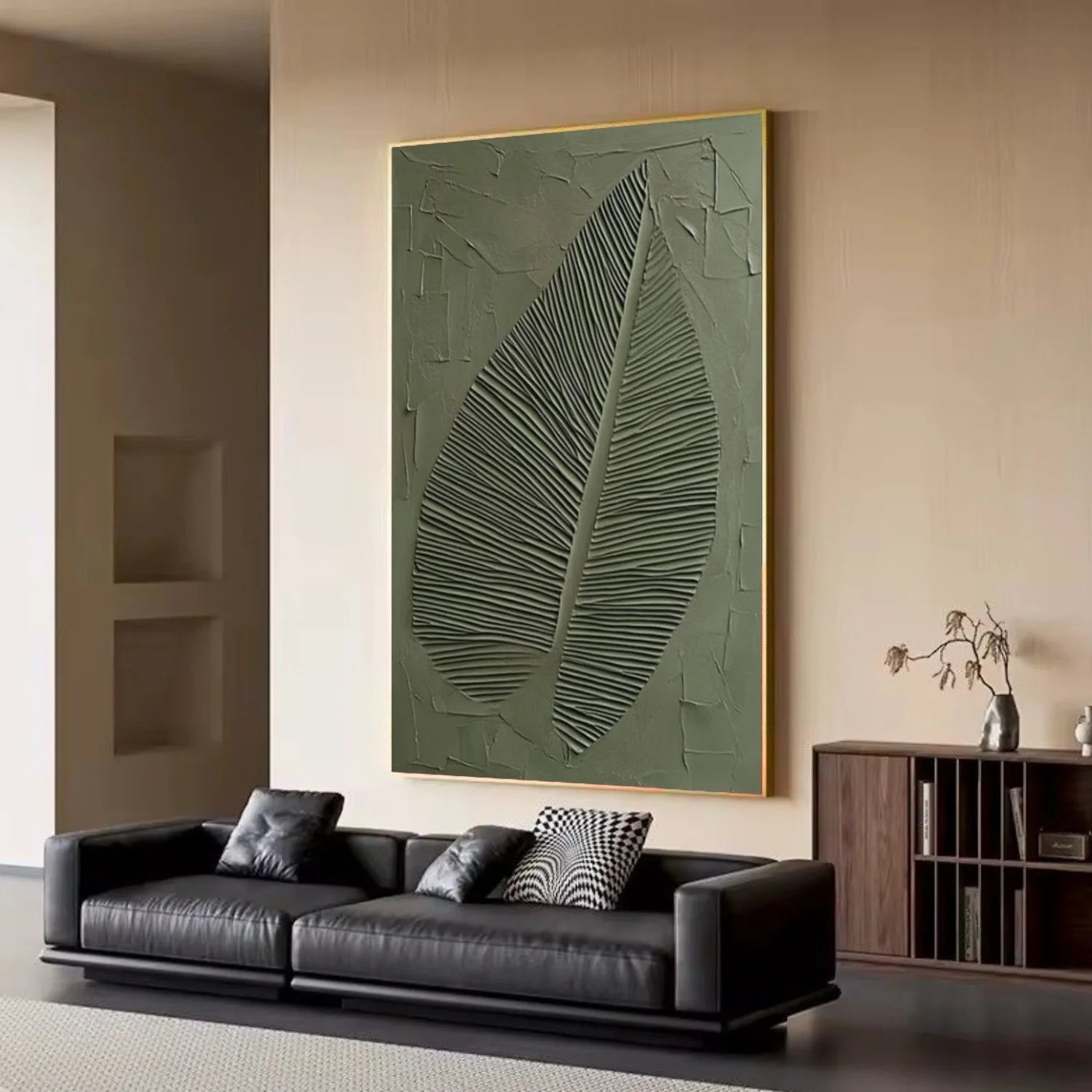 Minimalist Textured Canvas Art #MM380