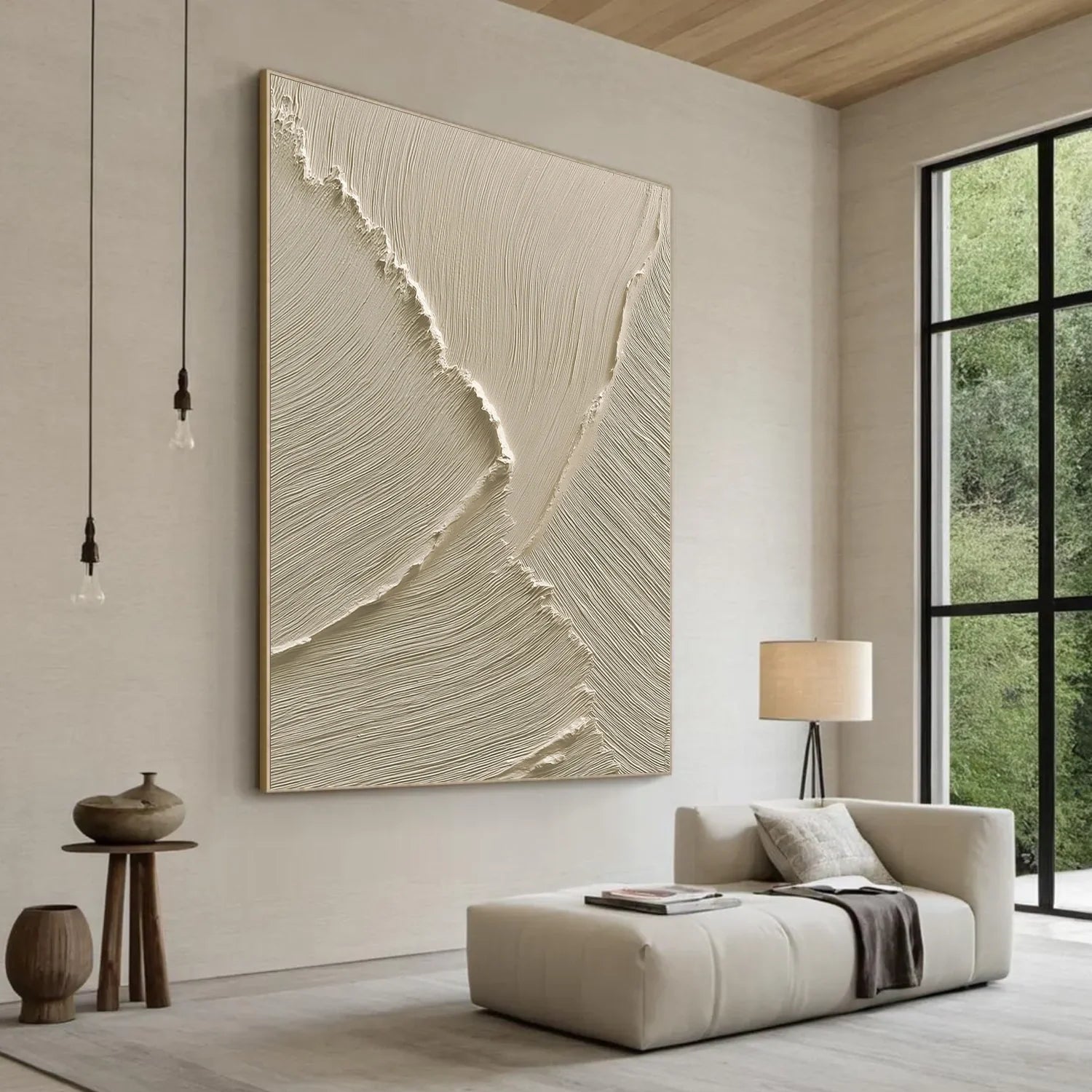 Sea & Sky Minimalist Textured Wall Art #MS246
