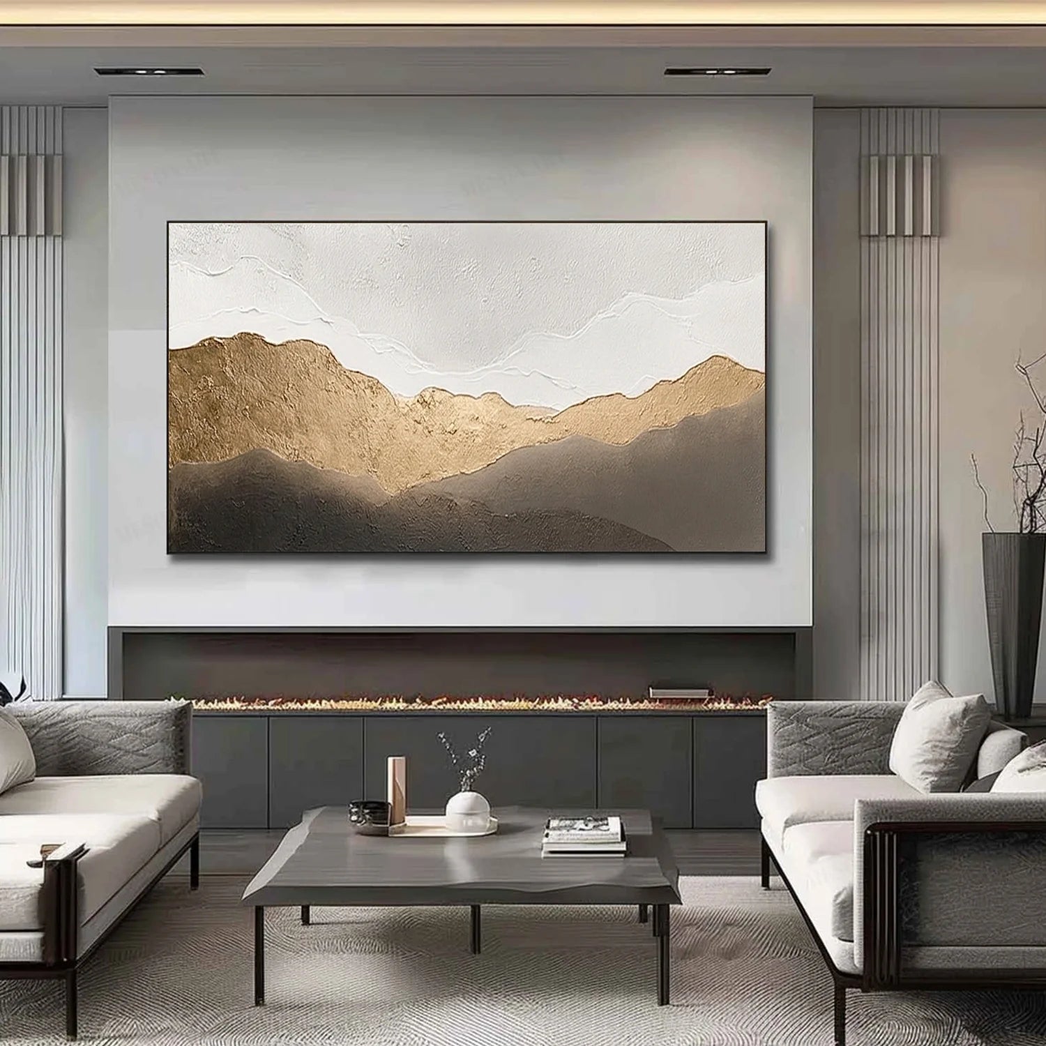 Minimalist Mountain Canvas Art #MM399