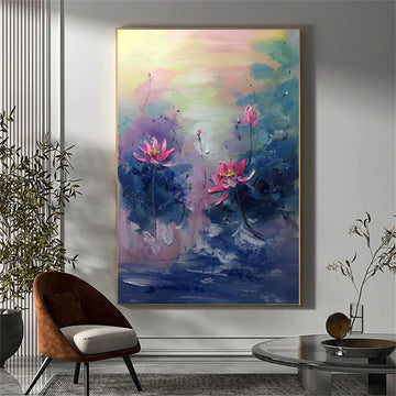 Flower & Tree Abstract Textured Wall Art #ML106