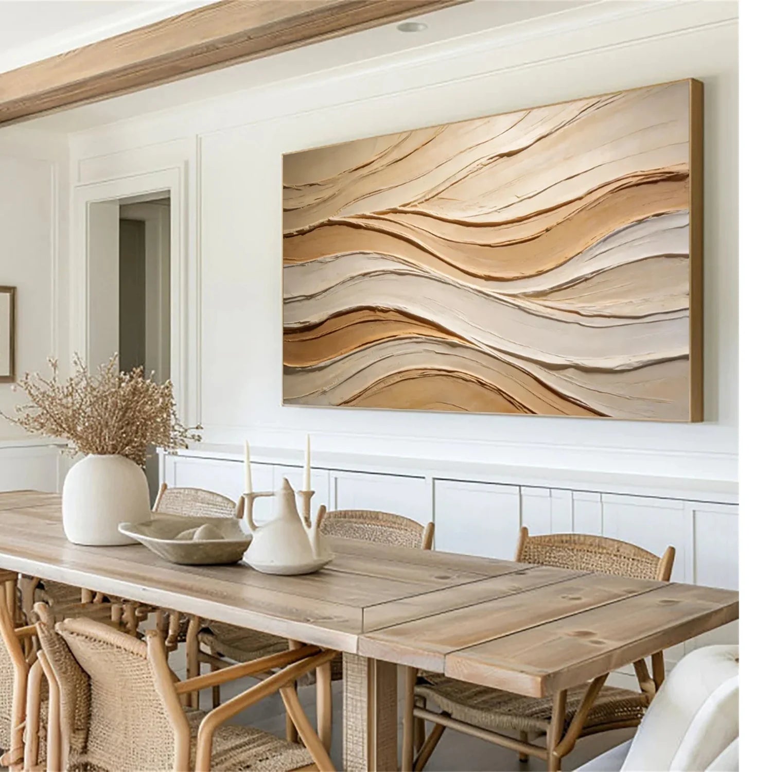 Minimalist Textured Canvas Art #MM371