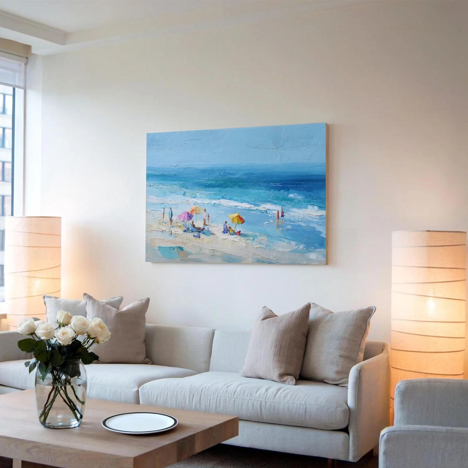 Sea & Sky Abstract Wall Art #MS289