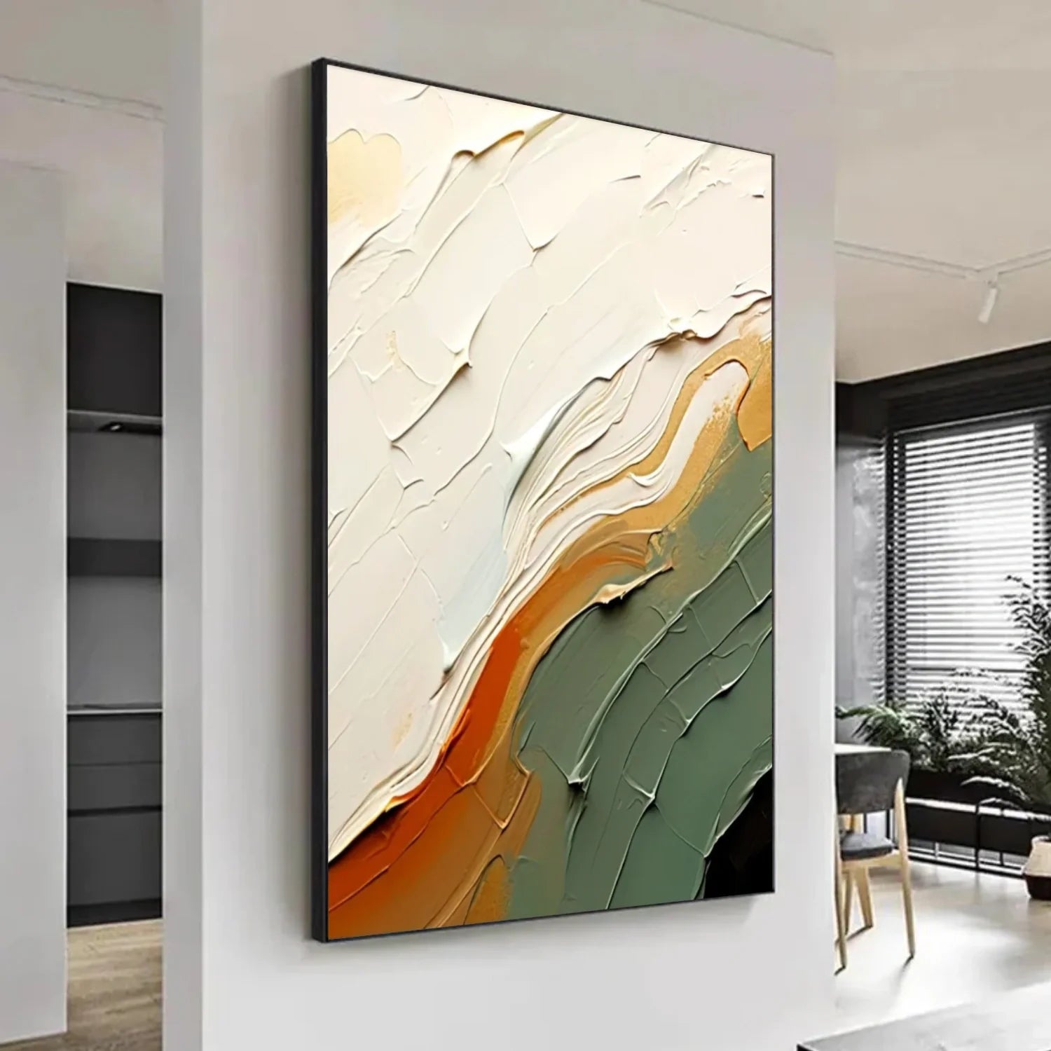 Abstract Textured Canvas Art #WS833
