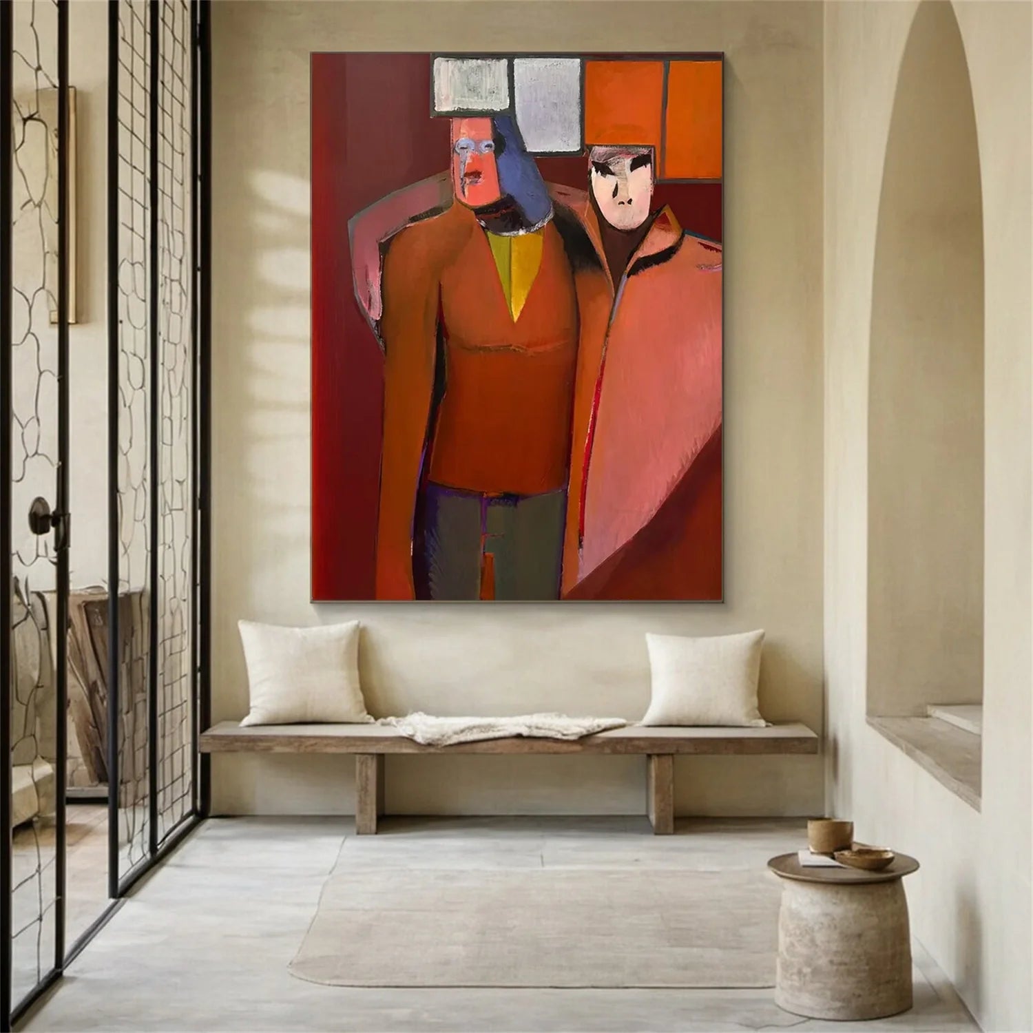 Abstract Portrait Wall Art #AP062