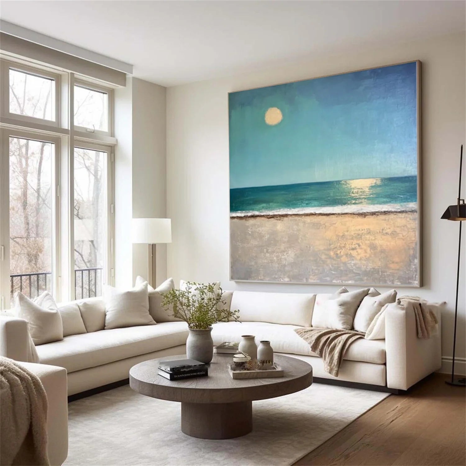 Sea & Sky Abstract Wall Art #MS230