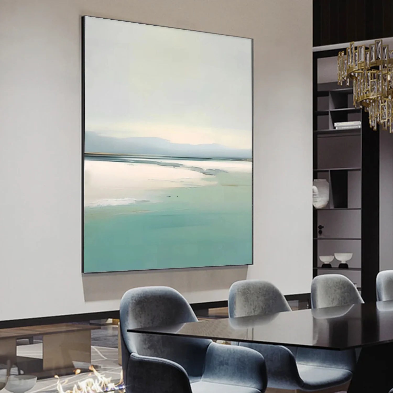 Sea & Sky Abstract Wall Art #MS227
