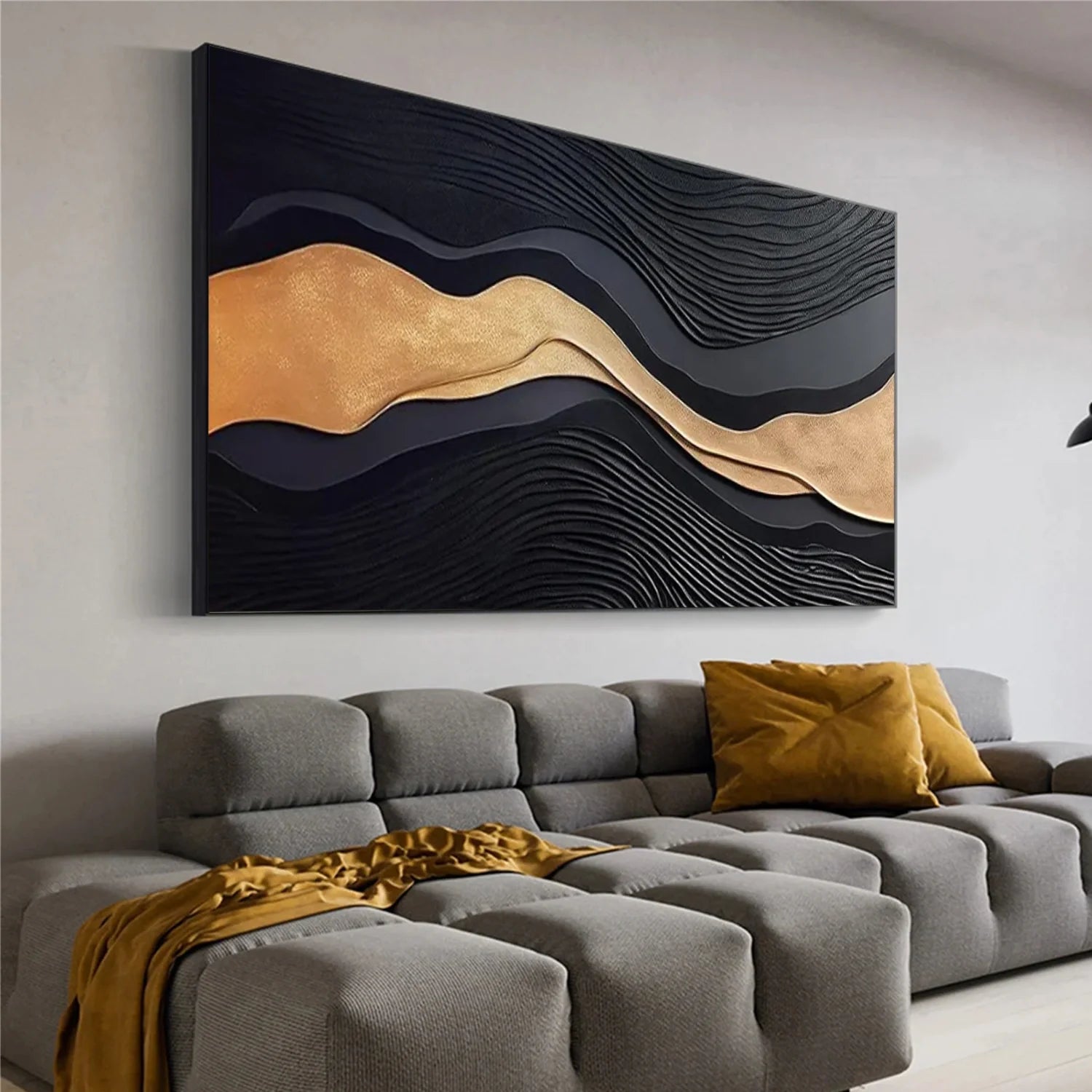 Minimalist Textured Canvas Art #MM367